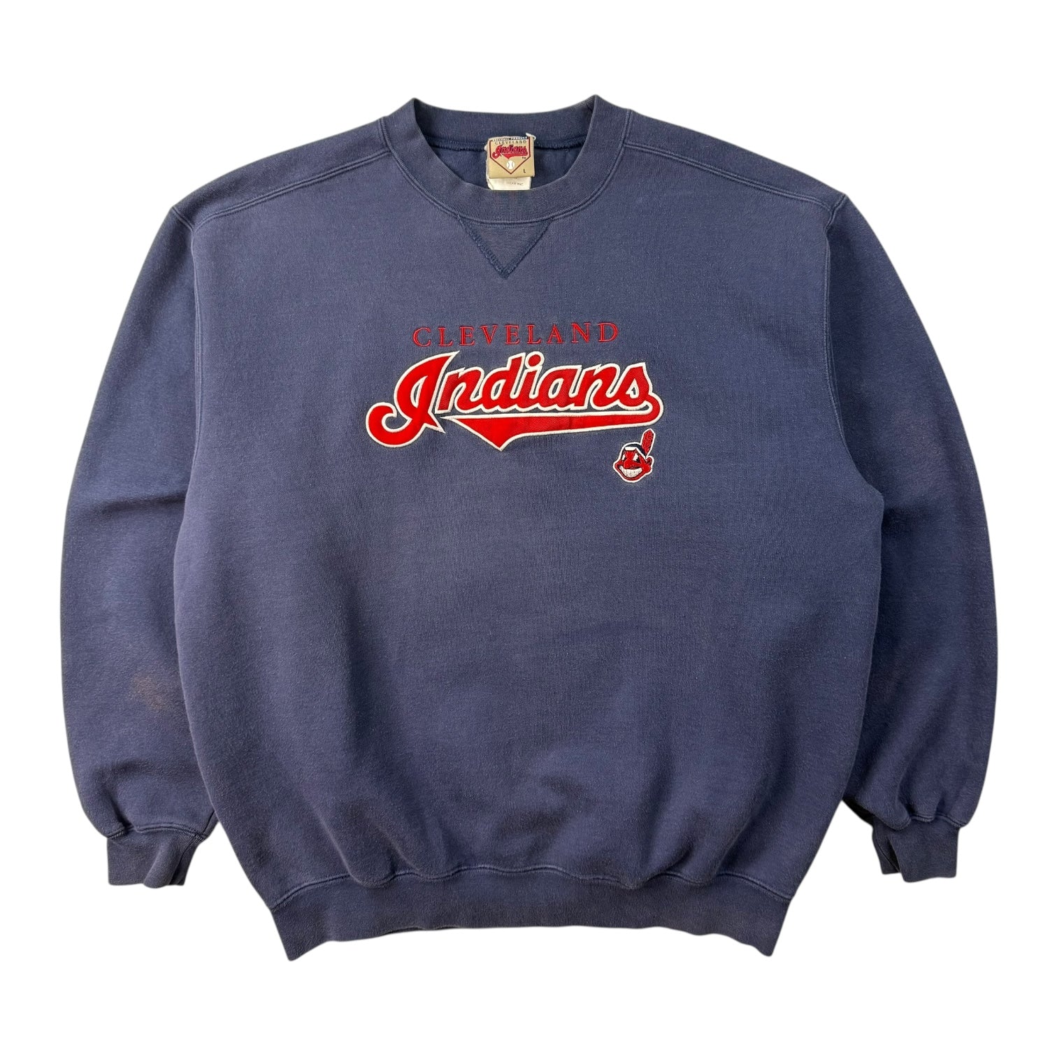 Vintage Cleveland Indians Crewneck Navy Blue