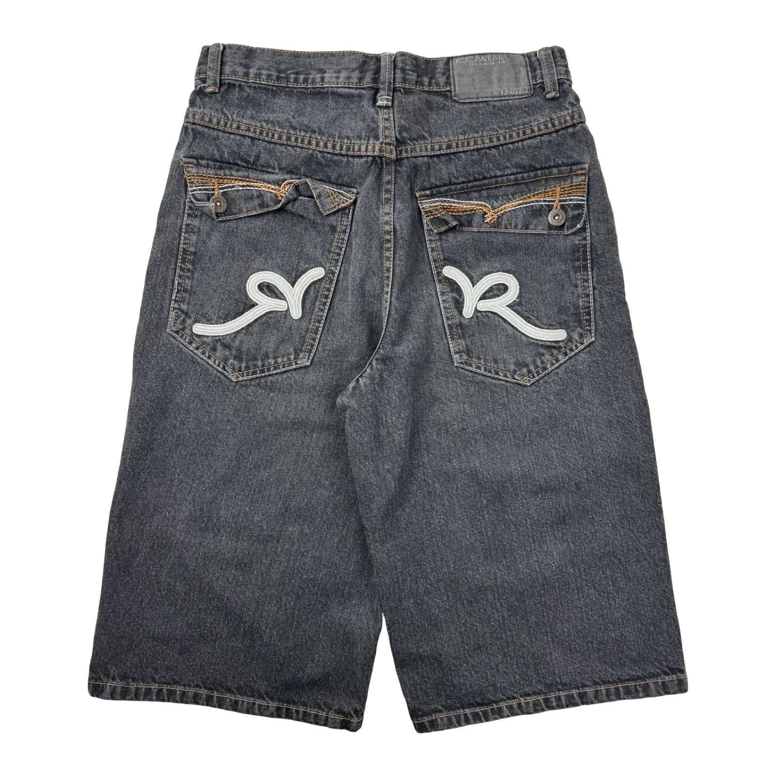 Vintage Y2K Rocawear R Butt Pocket Jorts