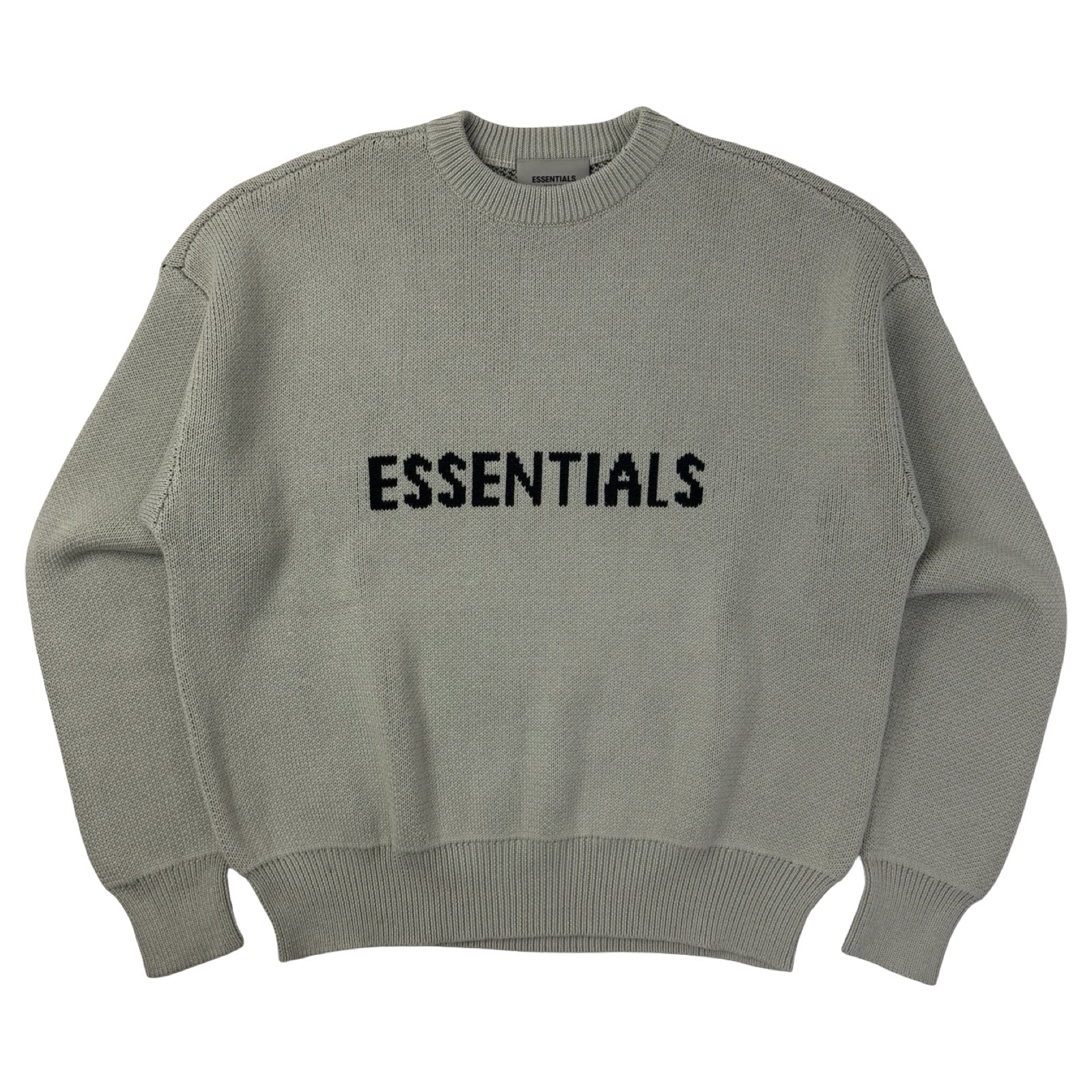 Fear of God Essentials Knit Sweater Concrete