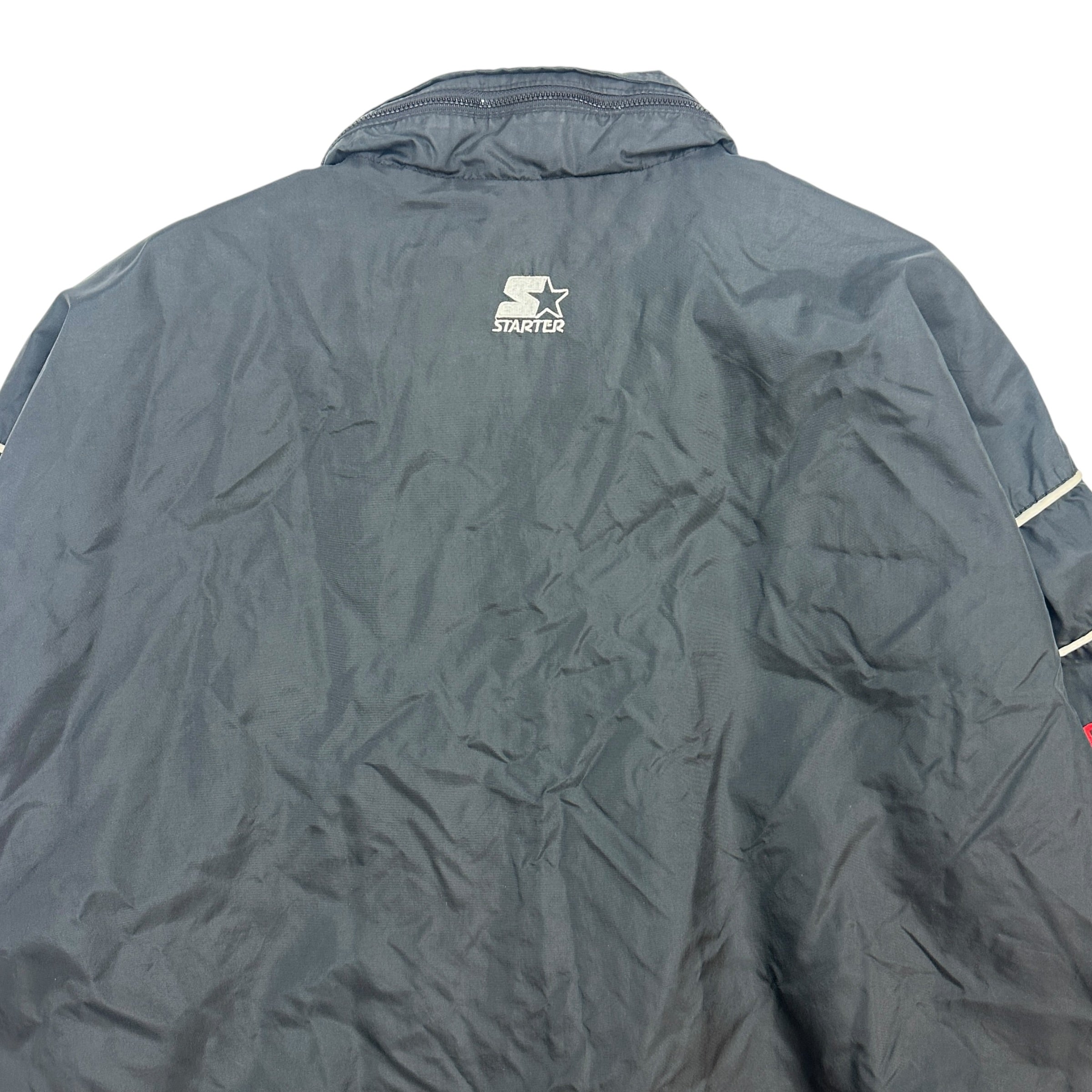 Vintage Starter Atlanta Falcons Windbreaker Black