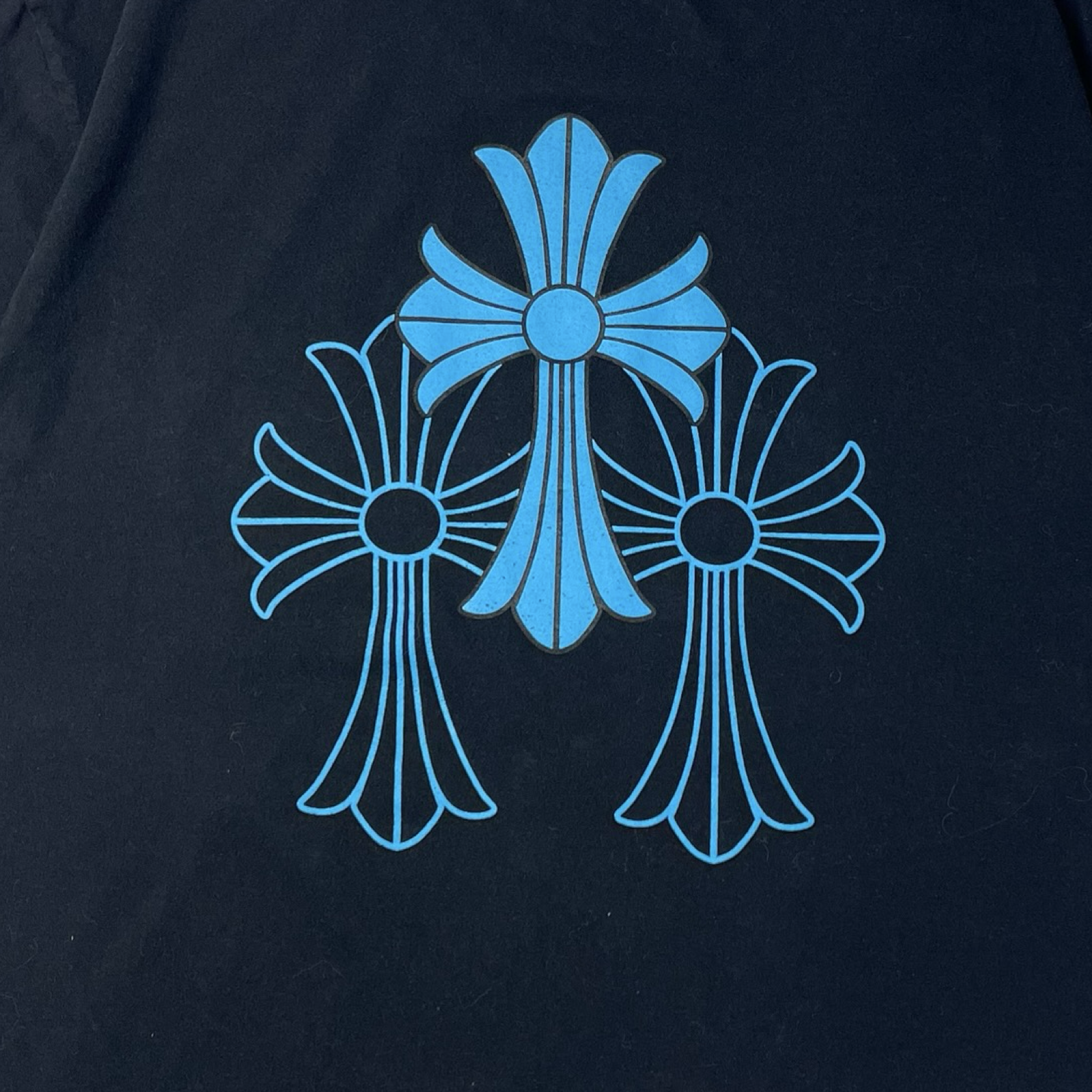 Chrome Hearts Triple Cross Logo T-Shirt Black