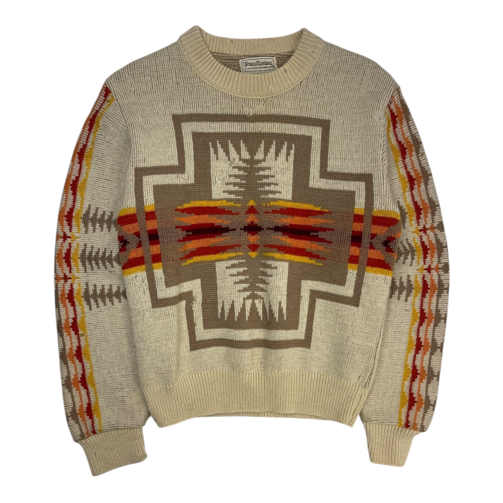Vintage ‘70s Pendleton Aztec Pattern Knit Sweater