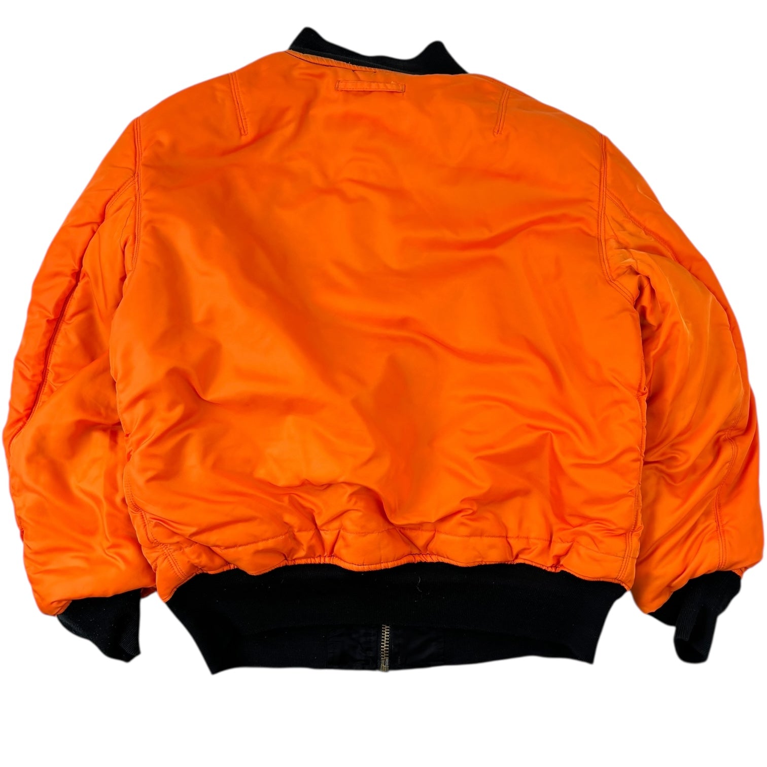 Alpha Industries Reversible Bomber Jacket Black/Orange
