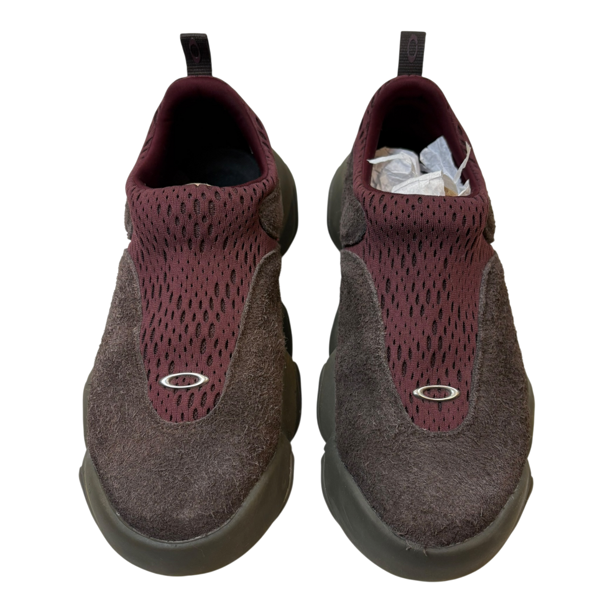 Oakley Factory Team Flesh Slip On Sneakers Burgundy (Used)