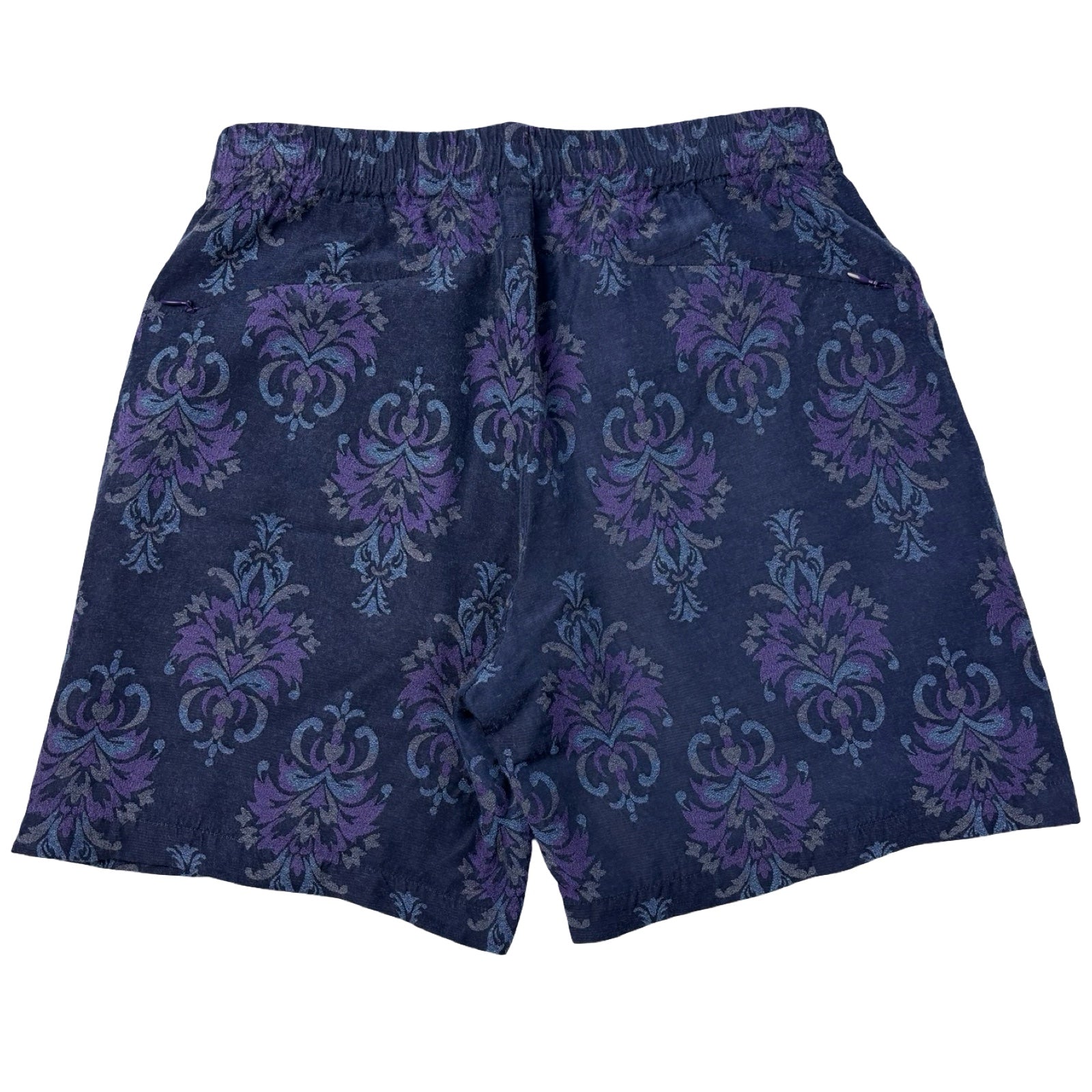 Needles Ornamental Jacquard Shorts Navy