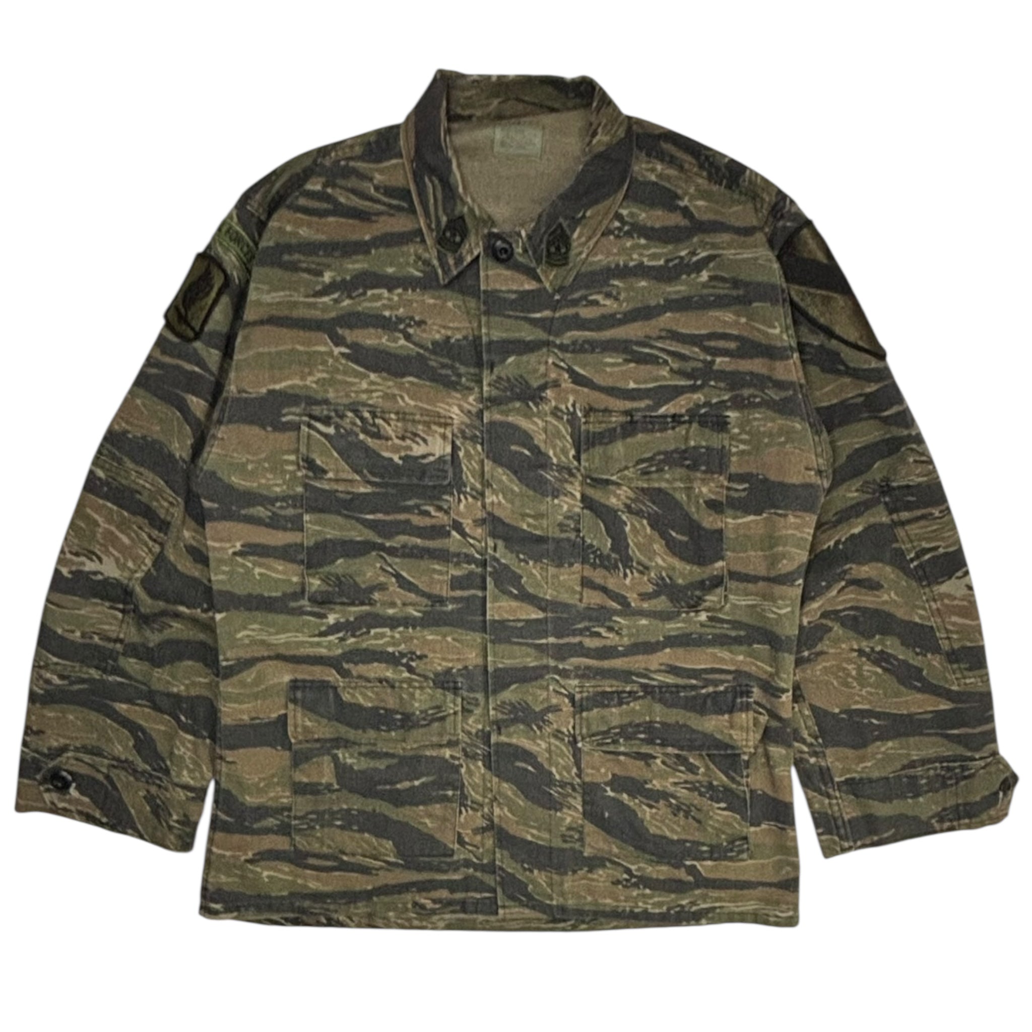 Vintage Special Forces Tiger Stripe Camo Combat Jacket