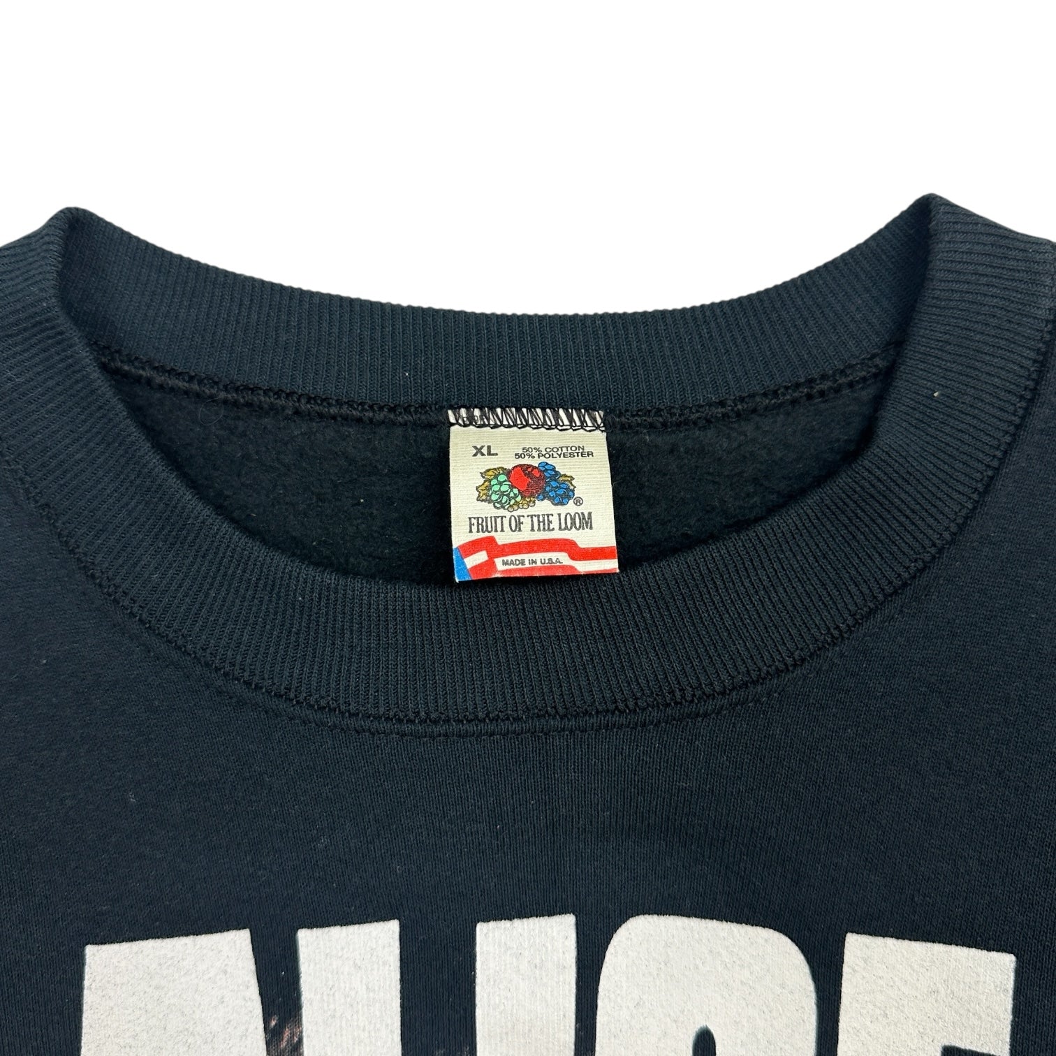 1989 Alice Cooper Trash Crewneck Black