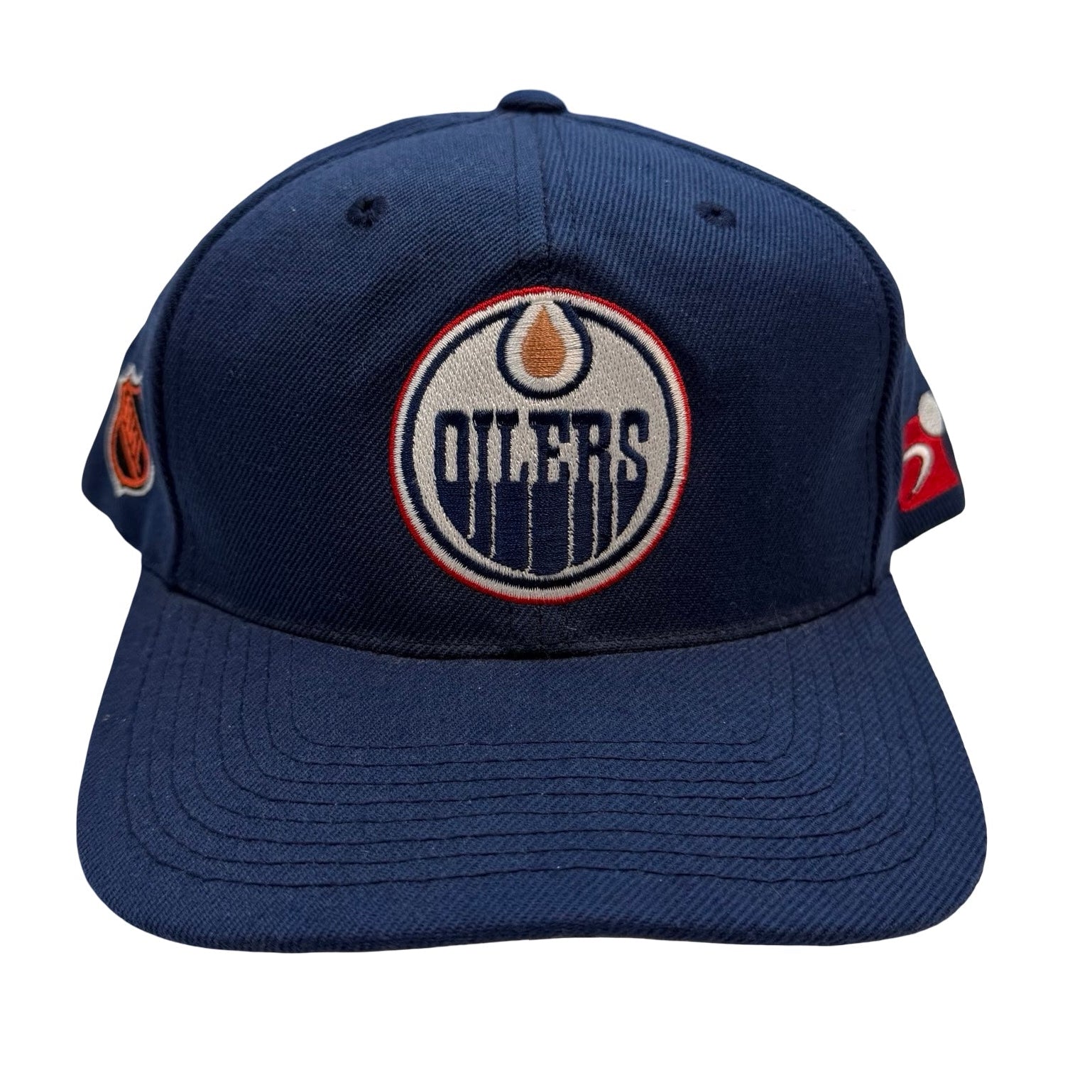Vintage Edmonton Oilers Sports Specialties Snapback Hat Blue
