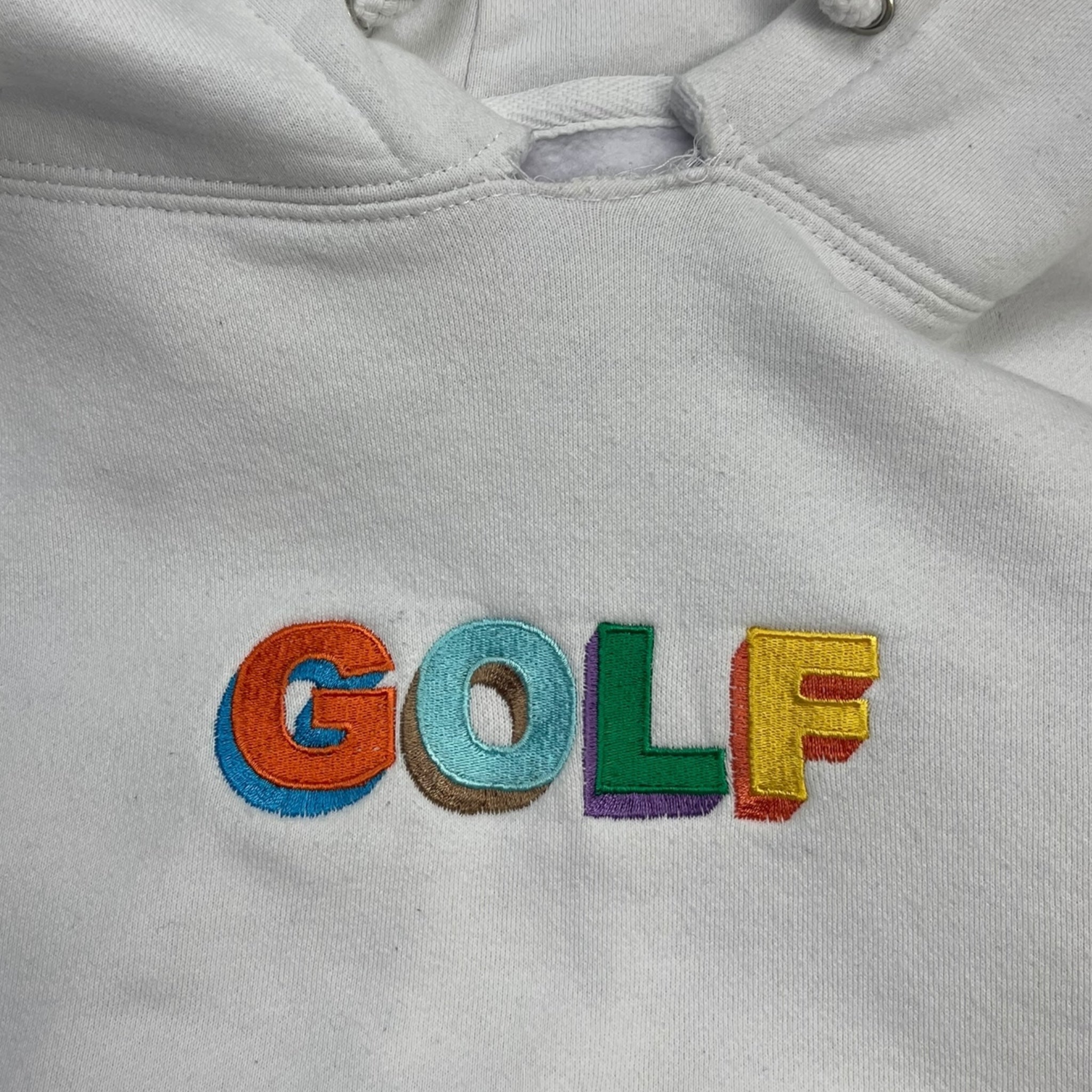 Golf Wang 3D Logo Hoodie White