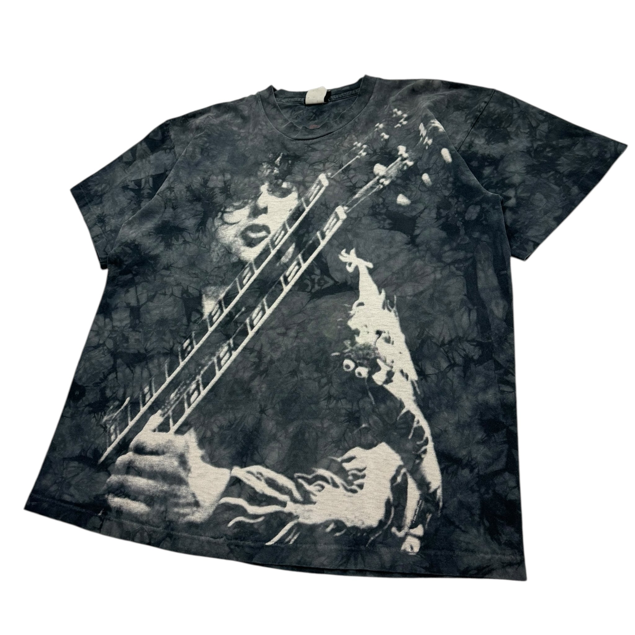 2004 Jimmy Page Liquid Blue Dye Tee Black