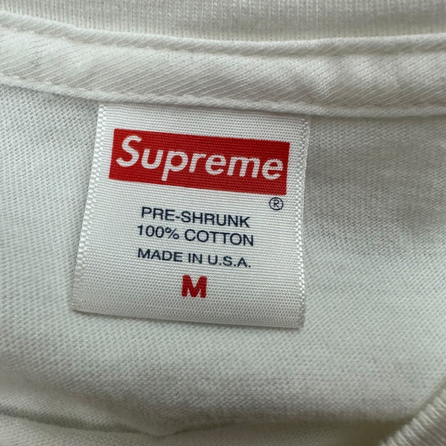 Supreme Box Logo L/S Tee White