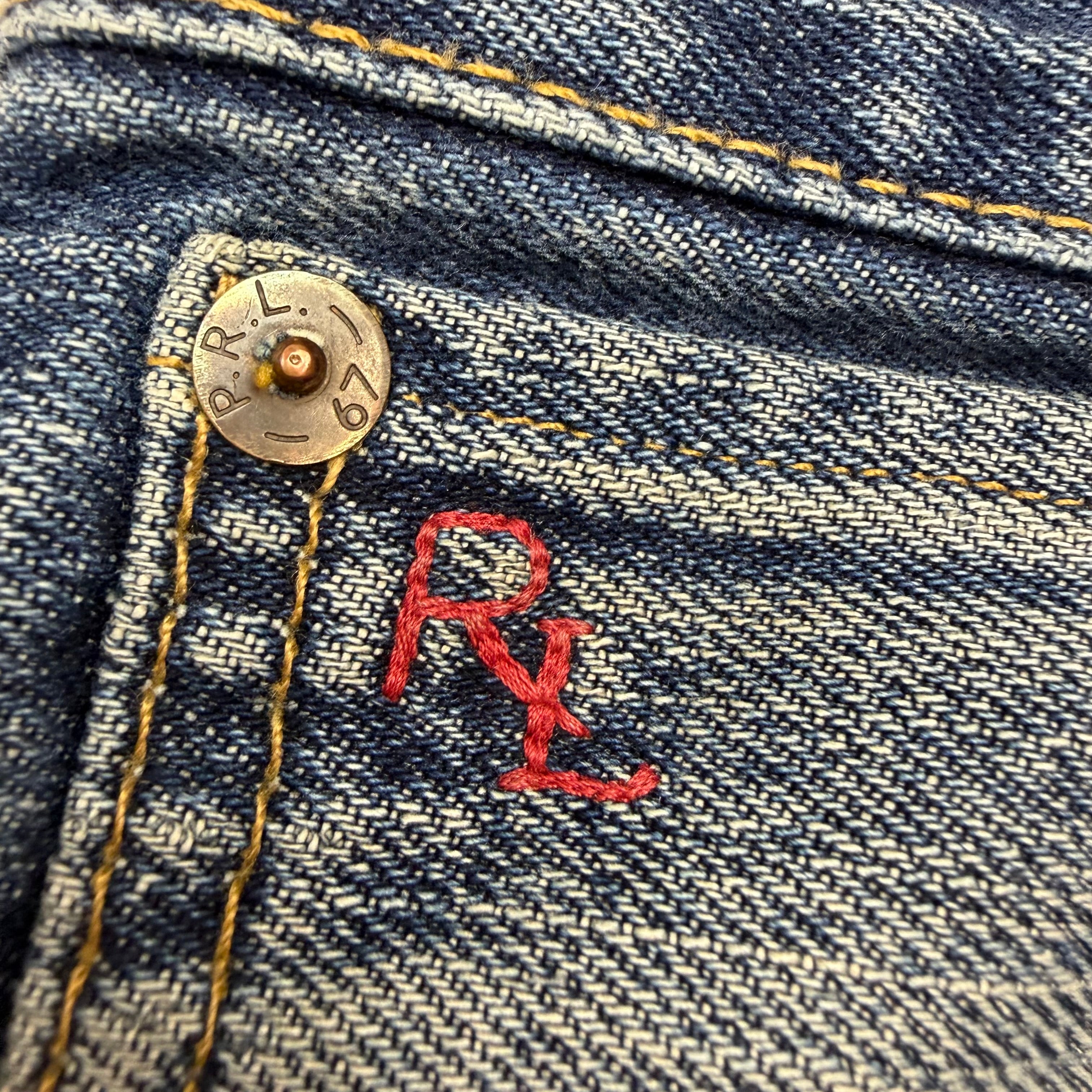 Vintage Polo Ralph Lauren Authentic Dungaree Jeans Blue
