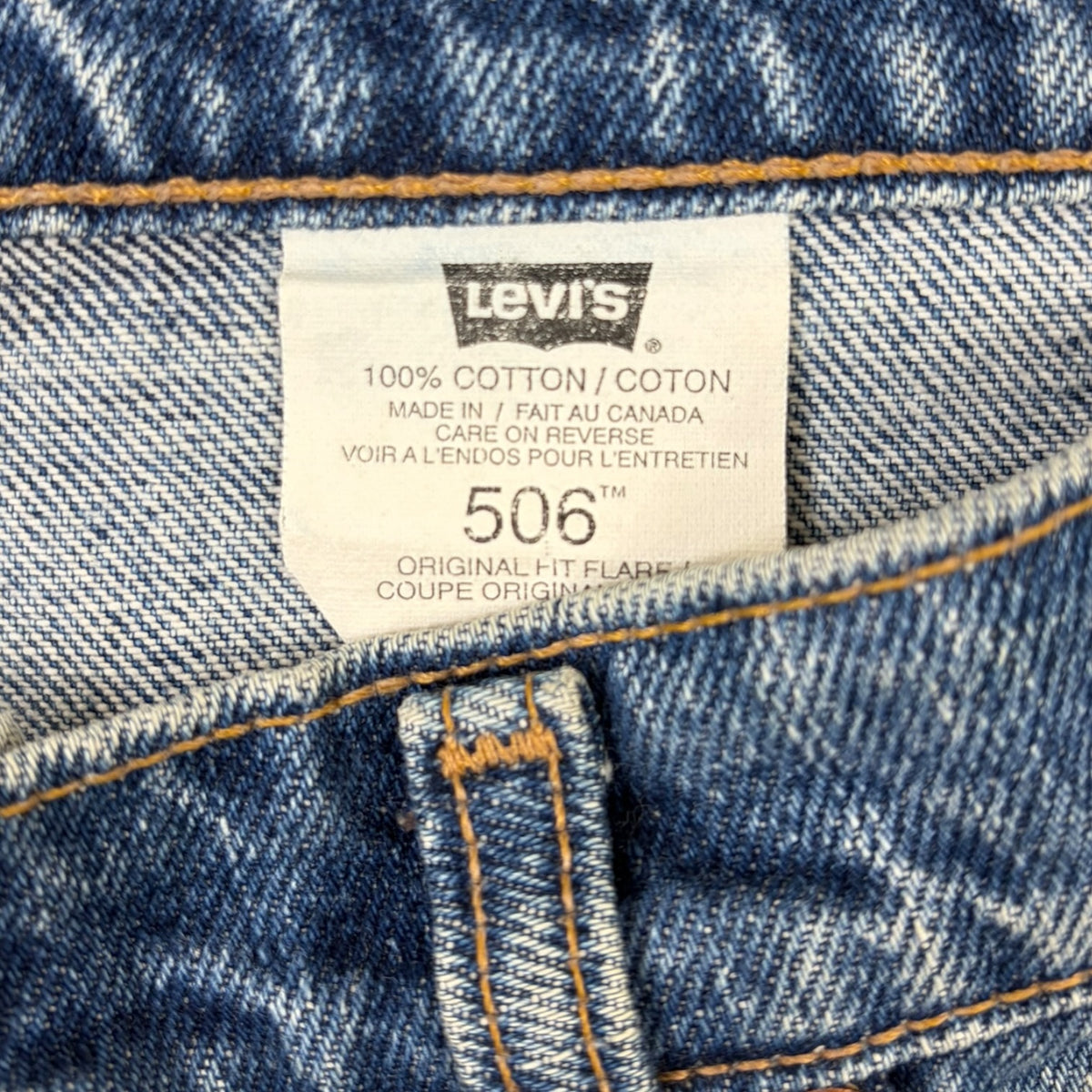 Vintage Levi’s 506 Denim Jeans Medium Wash