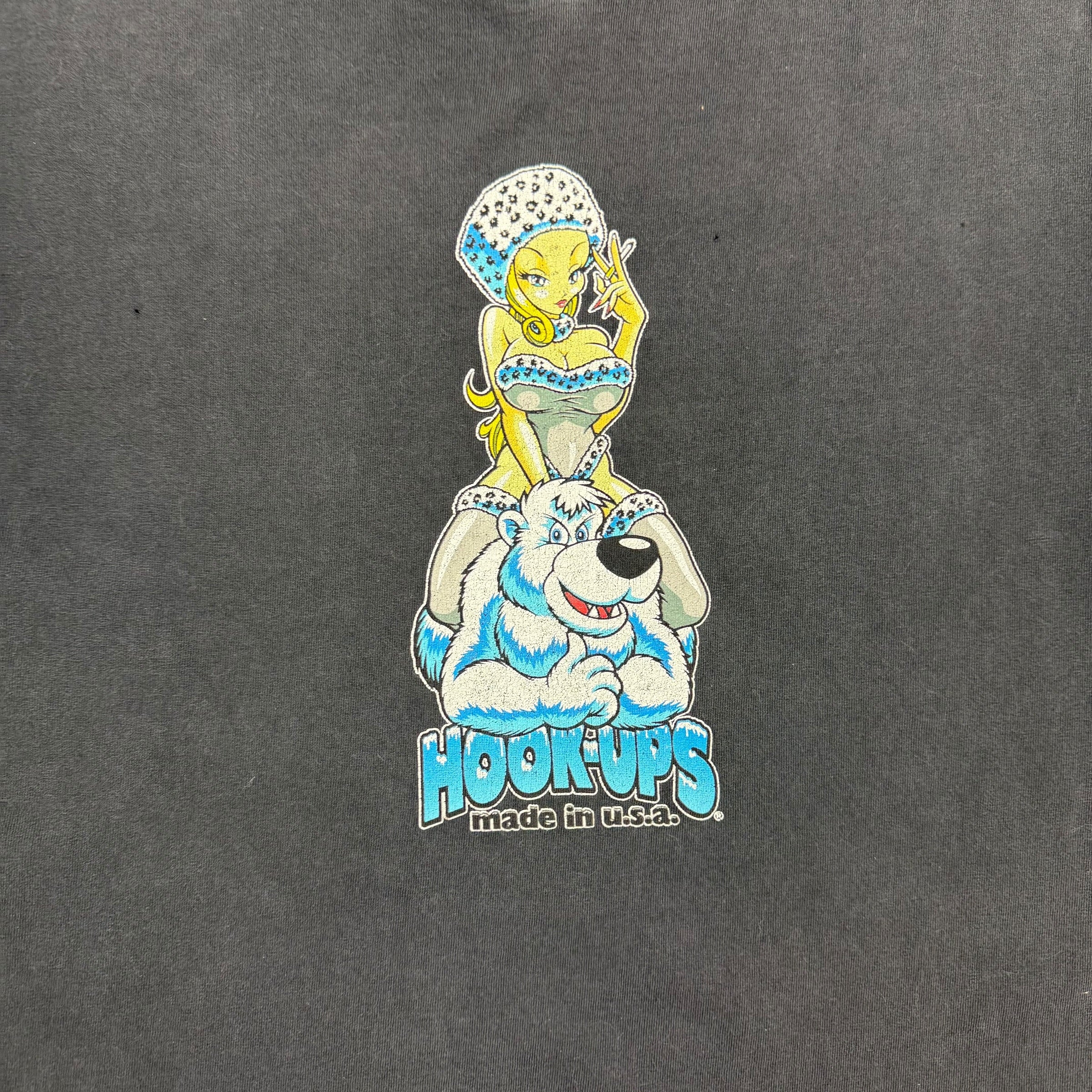 Vintage Hookups Polar Bear Tee Black