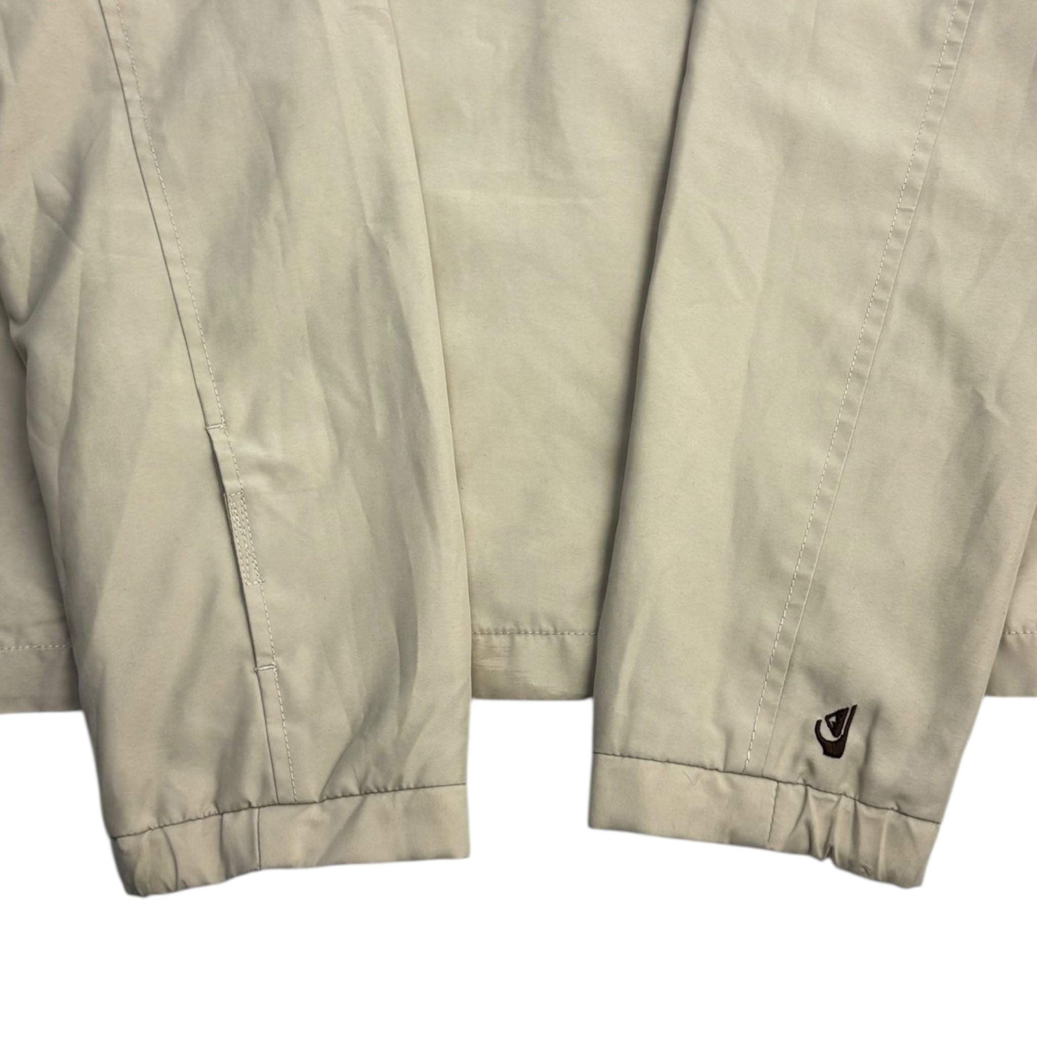 Y2K Quicksilver Harrington Style Jacket Light Beige