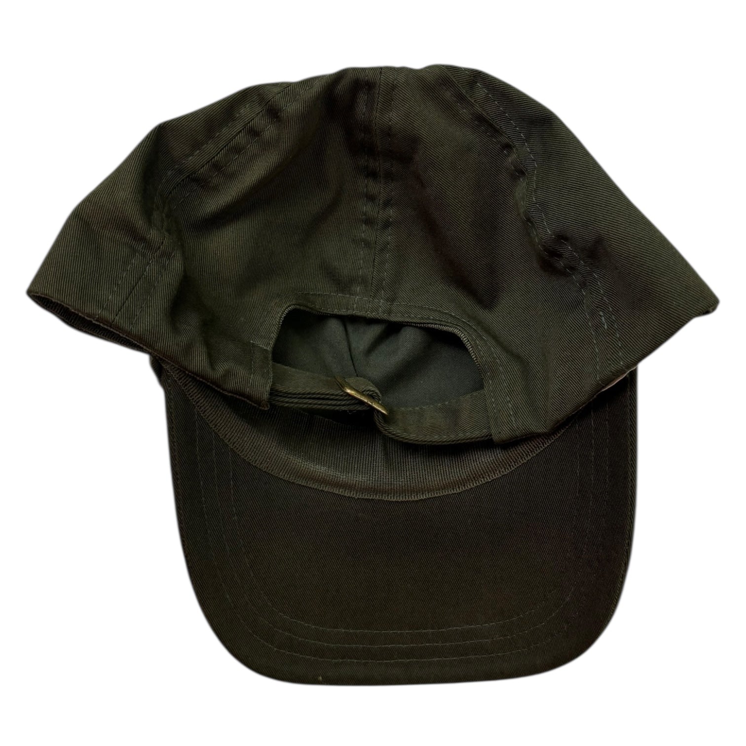Vivienne Westwood Orb Logo StrapBack Hat Olive