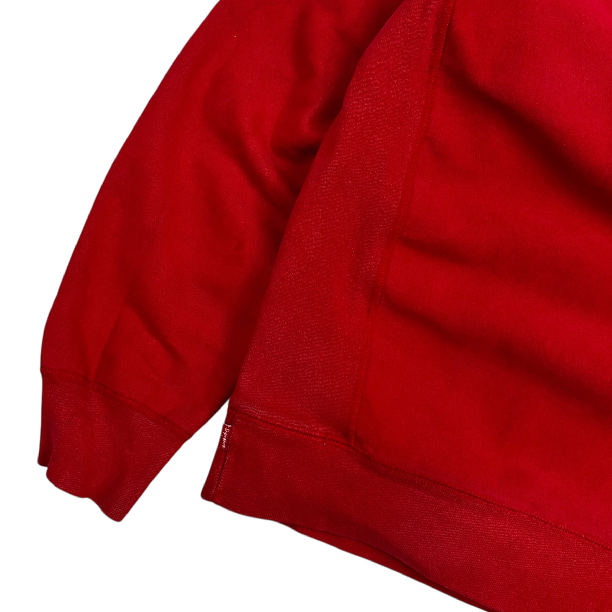 Supreme Metallic Arc Hoodie Red