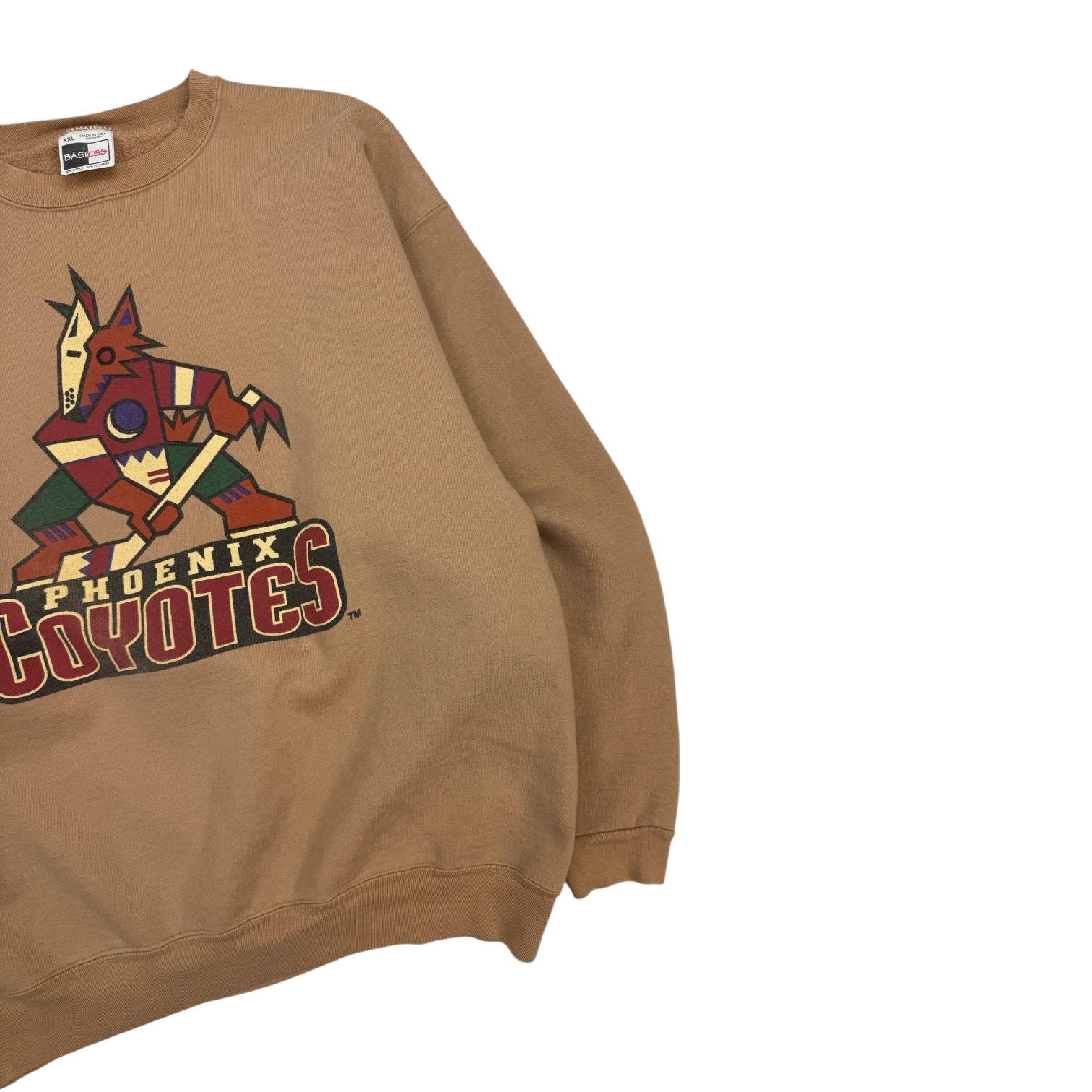 Vintage Phoenix Coyotes Kachina Crewneck Tan