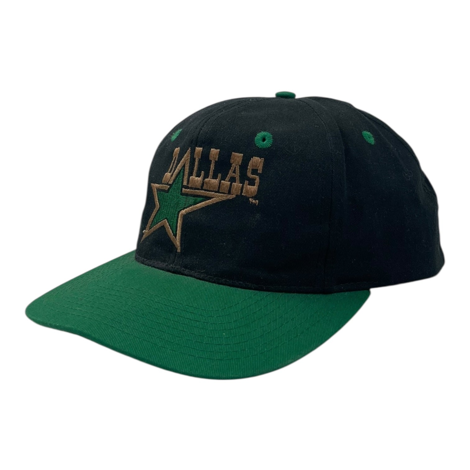 Vintage Dallas Stars Snap Back Faded Black