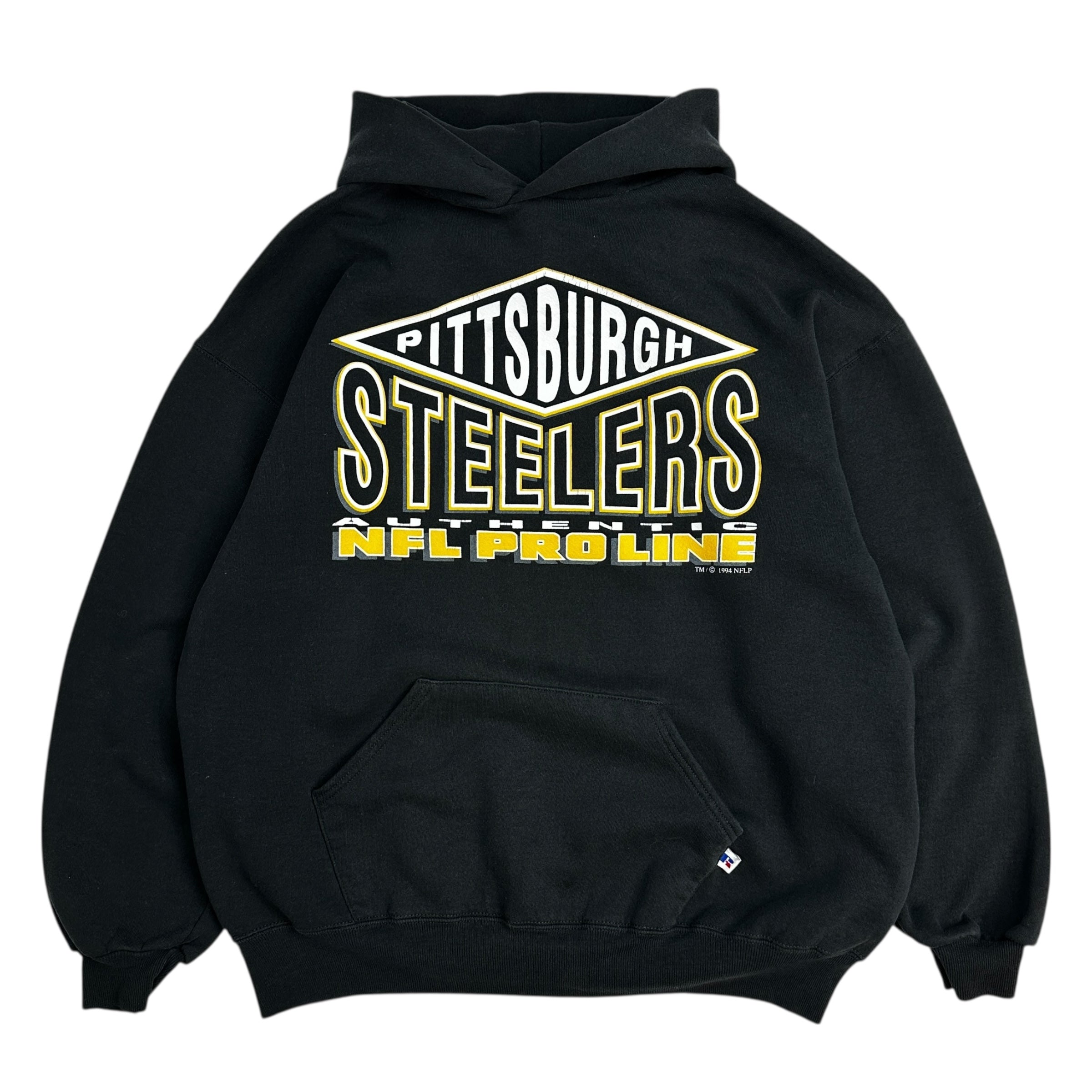 1994 Russell Athletic Pittsburgh Steelers Hoodie Black