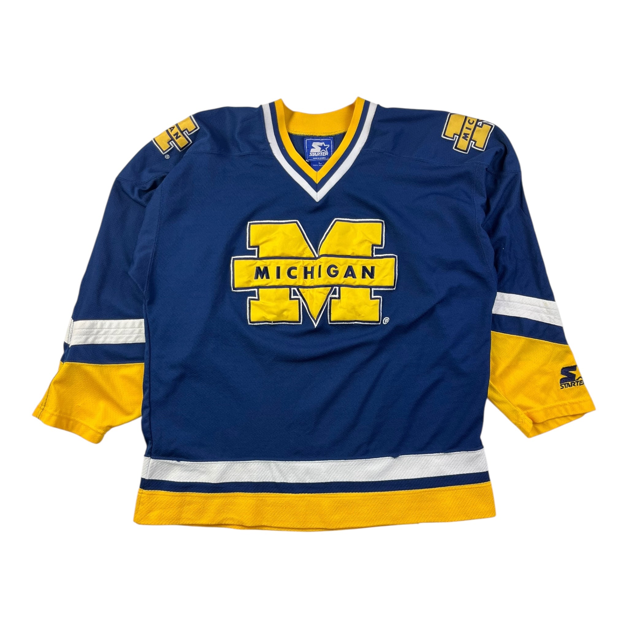 Vintage University of Michigan Starter Hockey Jersey