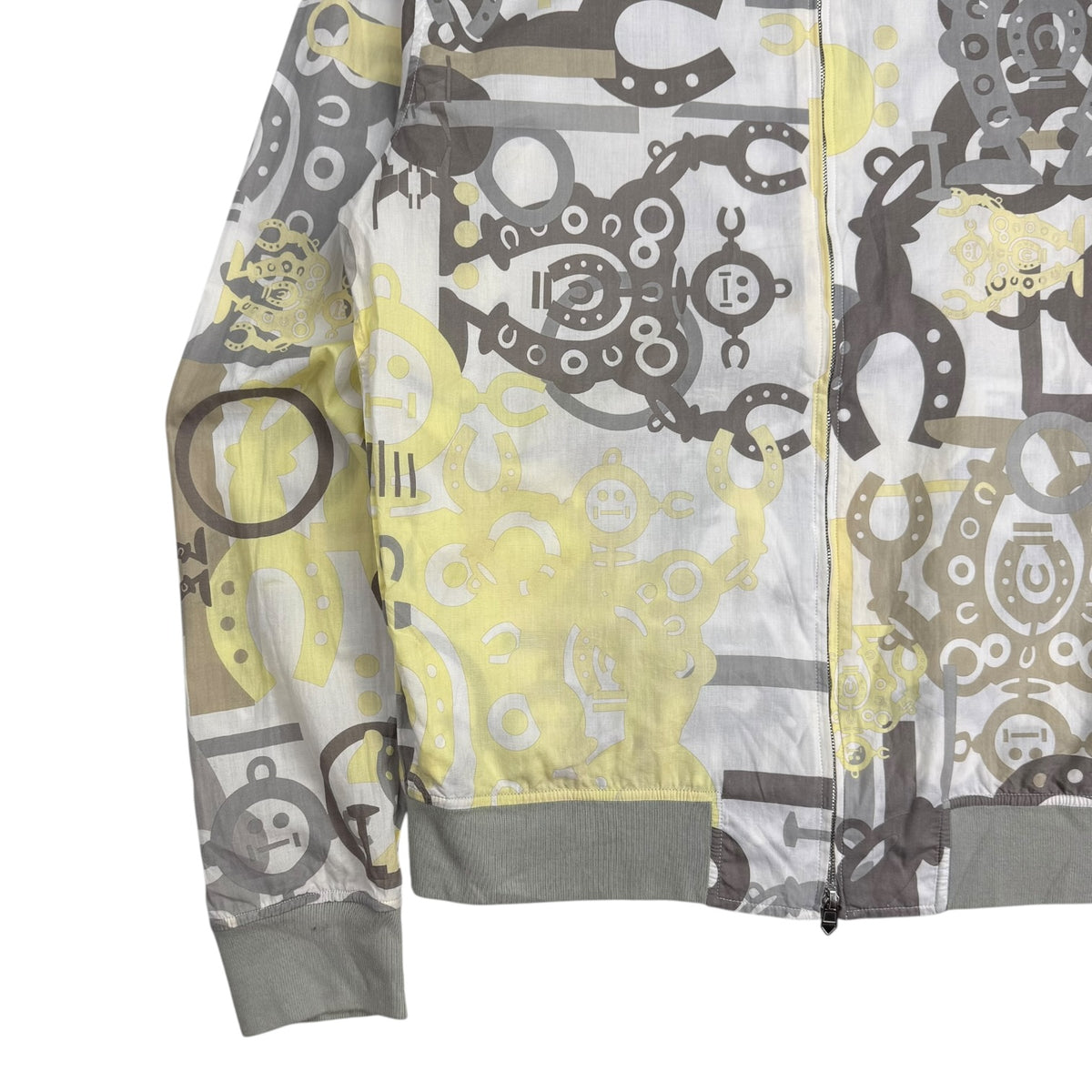 Hermes Equestrian Print Light Bomber Jacket