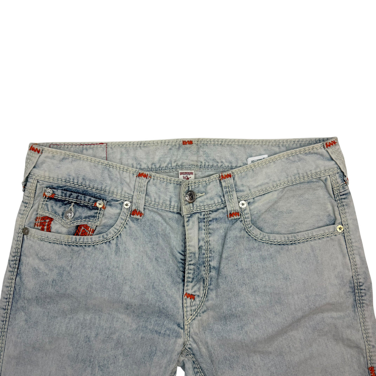 True Religion Straight Light Wash Jeans Blue