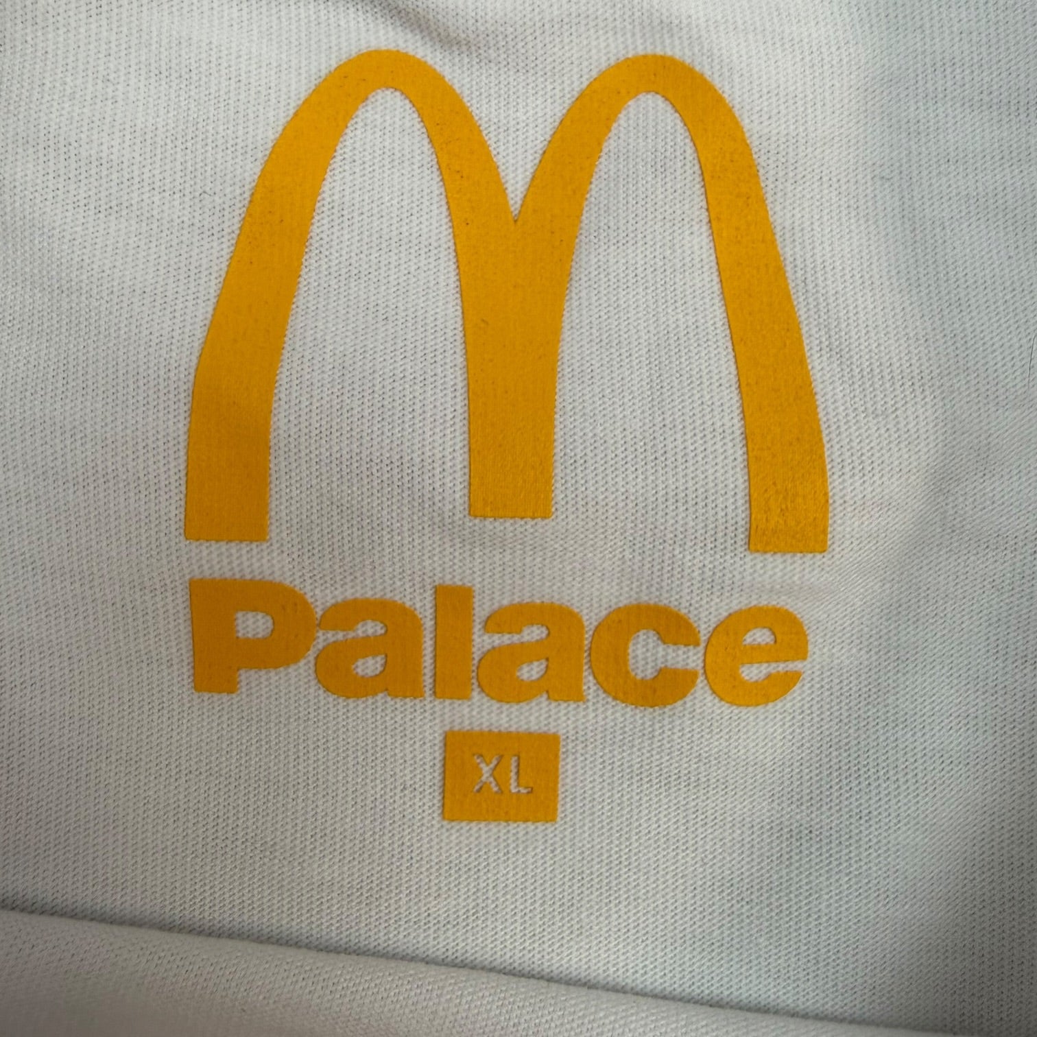 Palace x McDonalds Logo Tee White