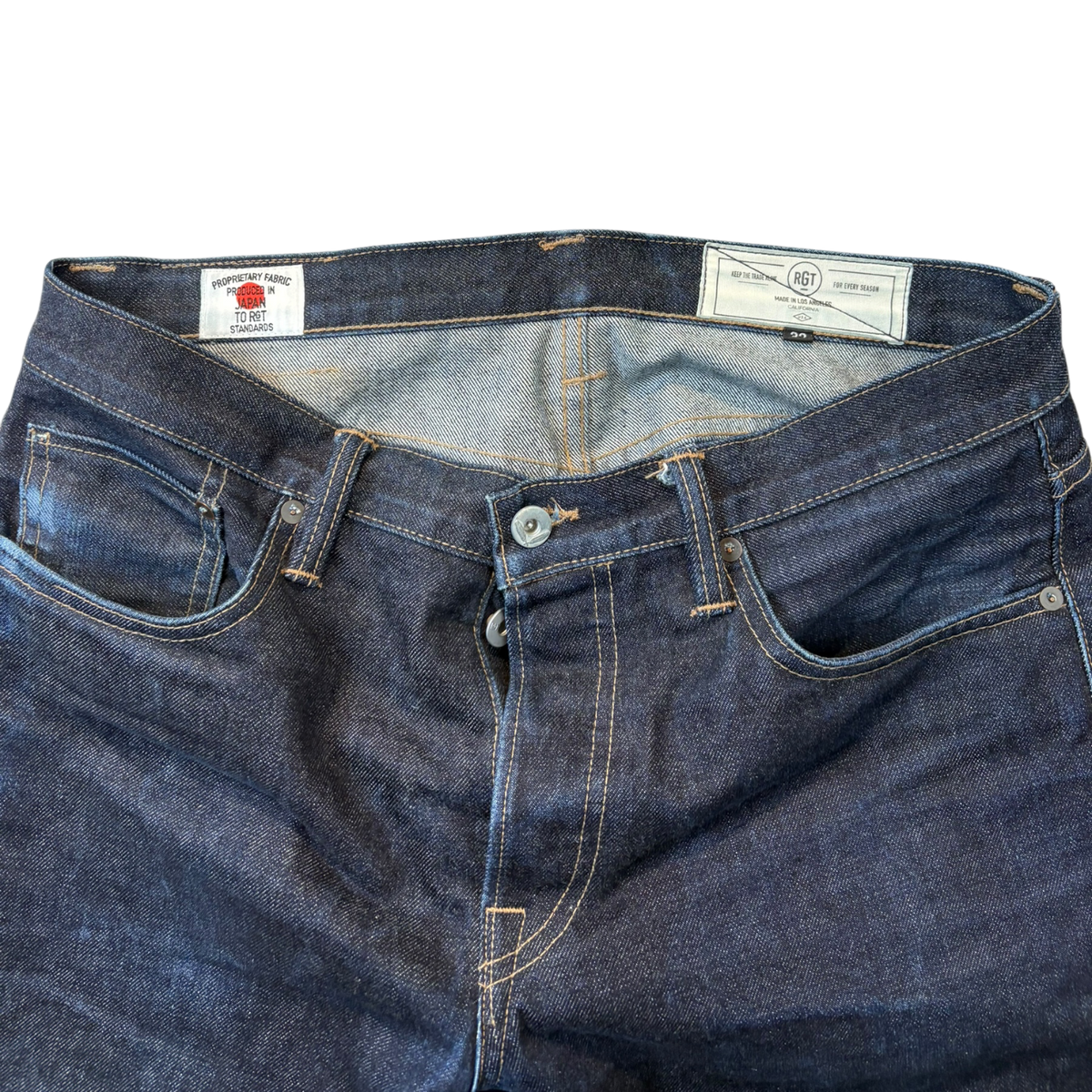Rogue Territory Lasso Raw Selvedge Denim Jeans Indigo