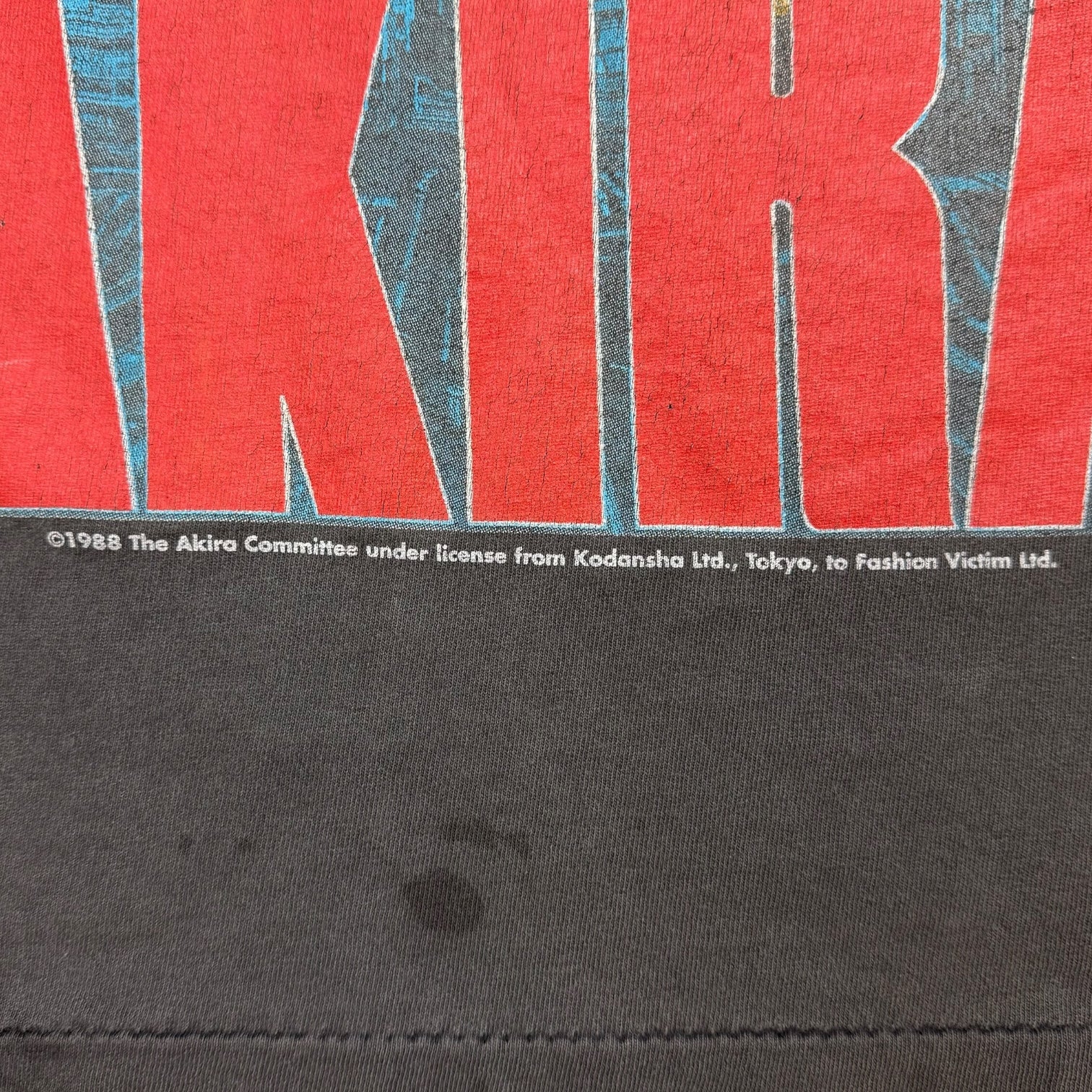Vintage Fashion Victim Akira ‘Neo-Tokyo…’ Tee Faded Black