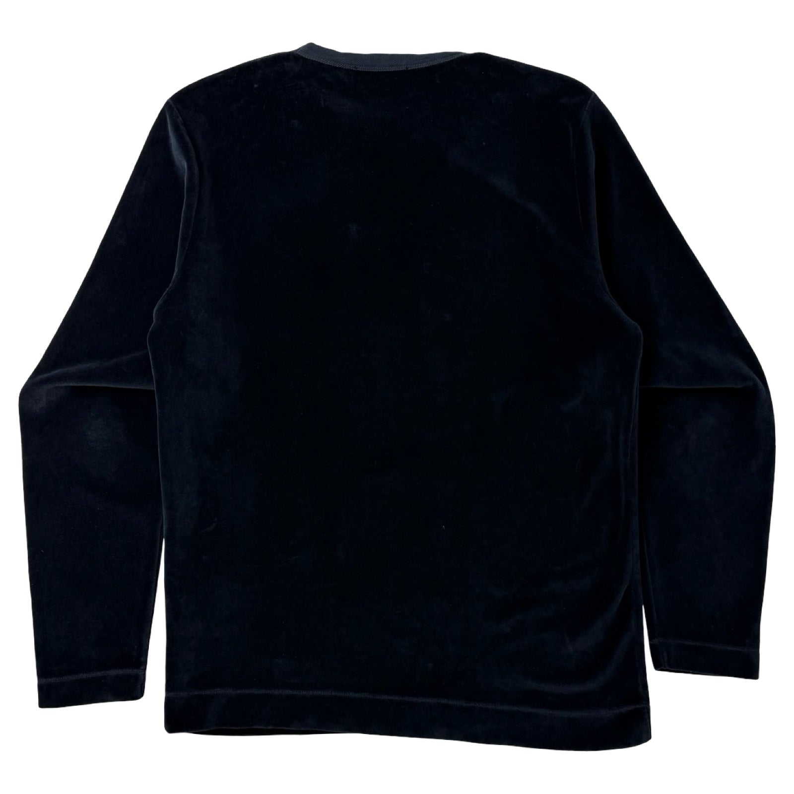 Our Legacy Navy Velour Longsleeve Shirt