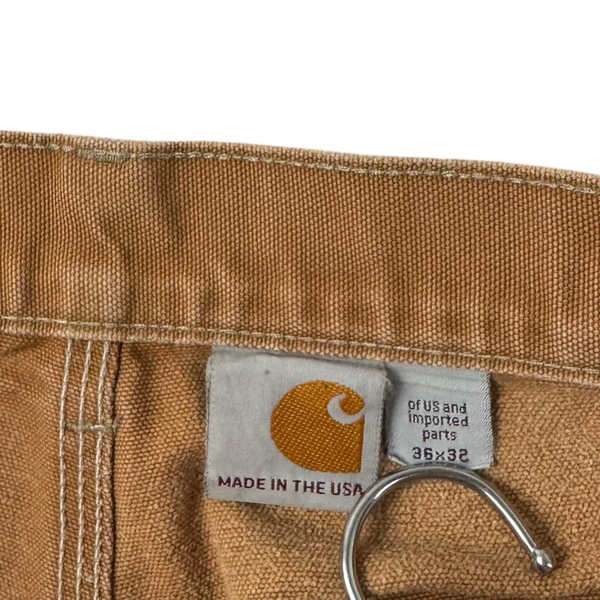 Vintage Carhartt Double Knee Bottoms Dark Tan