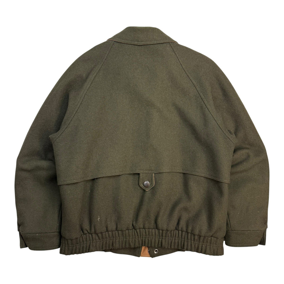 Vintage London Fog Wool Bomber Jacket Green
