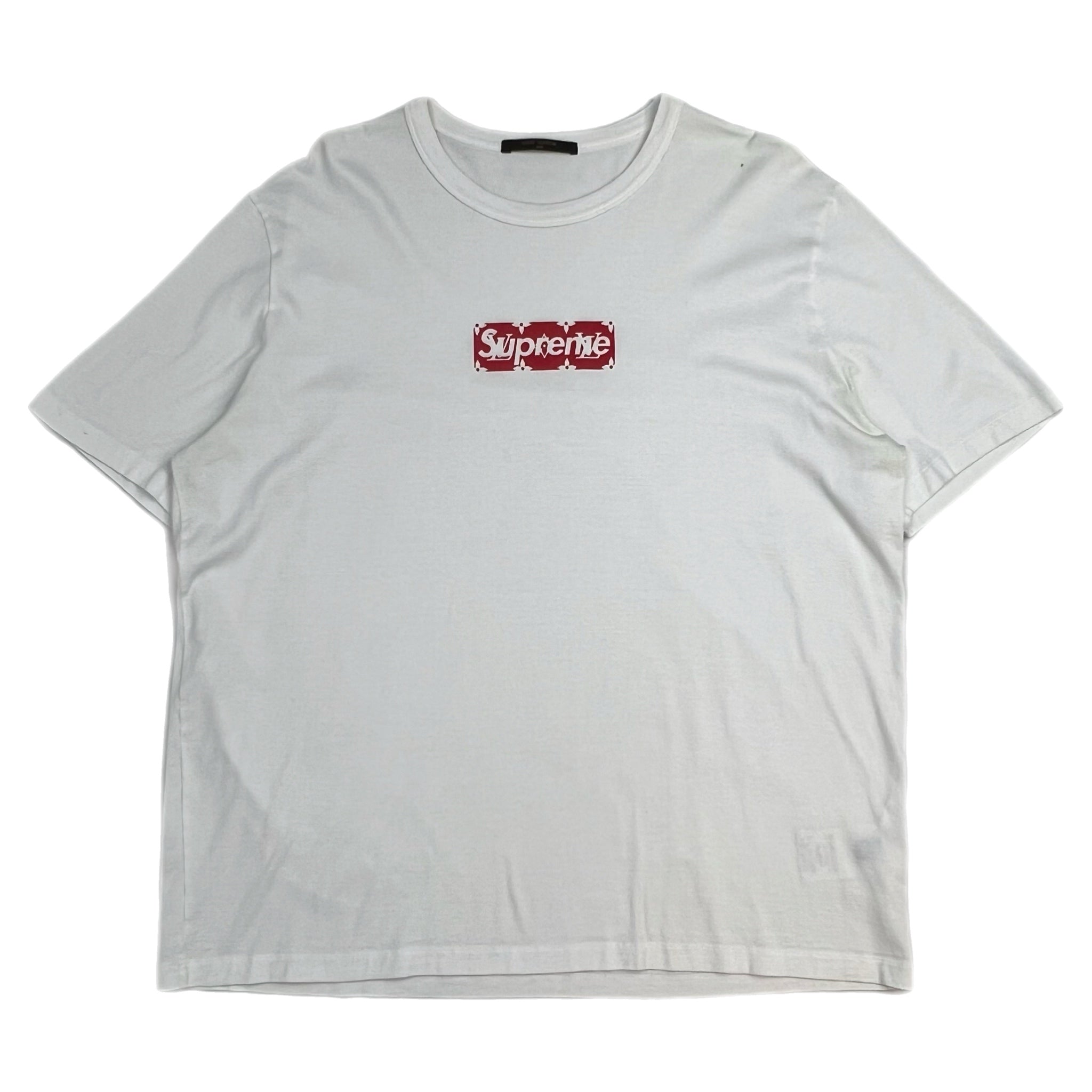 Supreme x Louis Vuitton Box Logo Tee White/Red