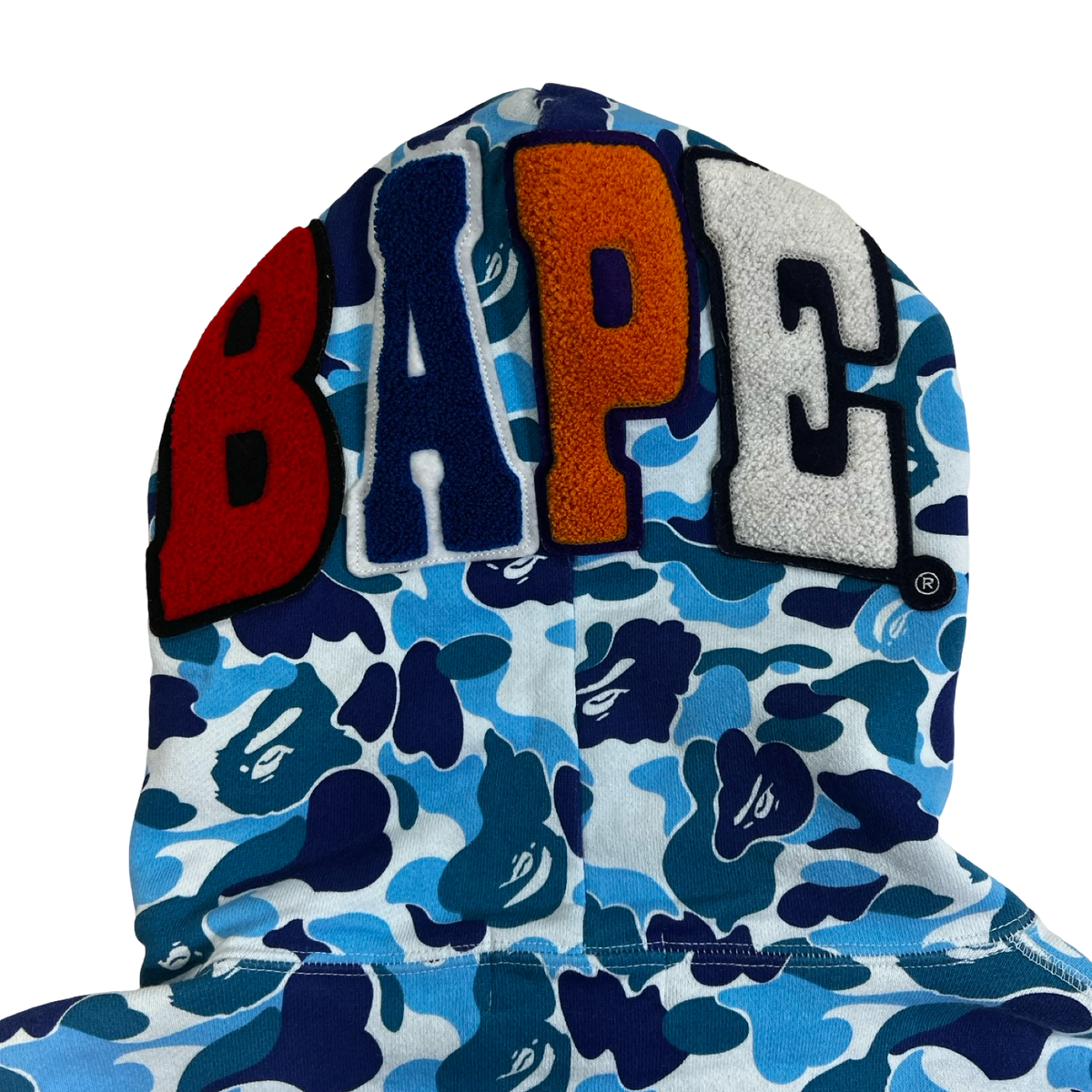 BAPE A Bathing Ape ABC Camo Blue Sweatshirt