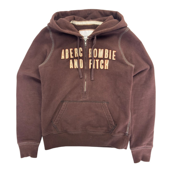 (W)Y2K Abercrombie & Fitch Zip Up Hoodie Brown
