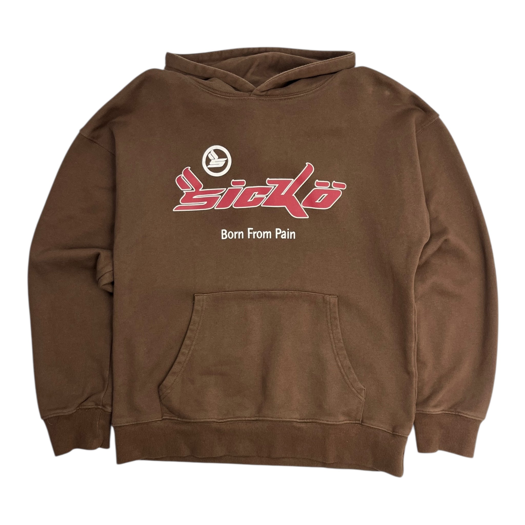 Sicko Born From Pain Hoodie Brown