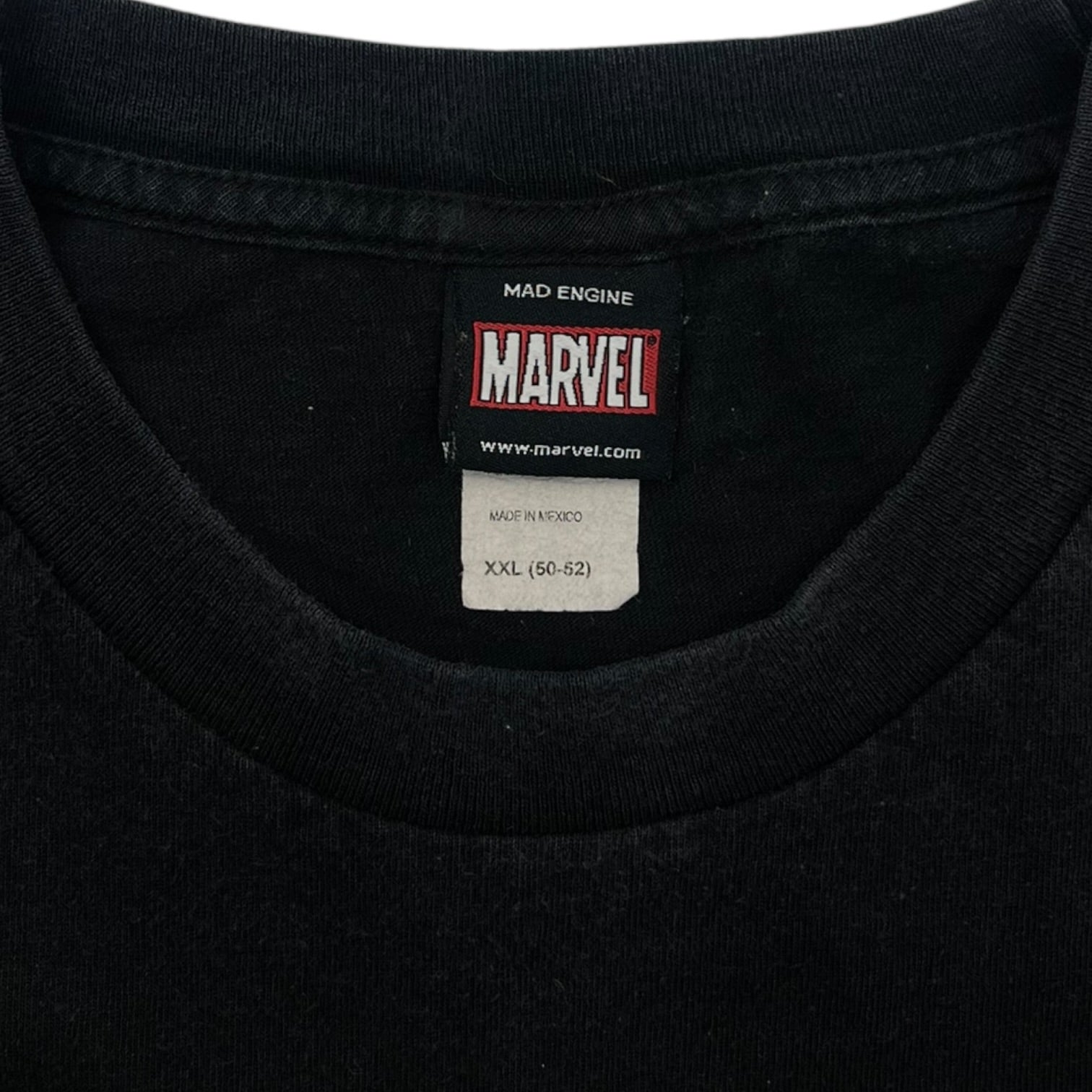 Marvel Mad Engine Superhero T-Shirt Black