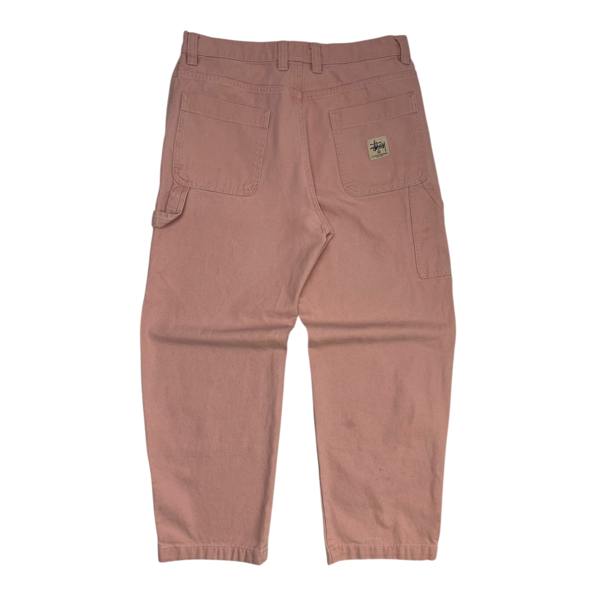 Stussy Canvas Double Knee Work Pant Salmon Pink