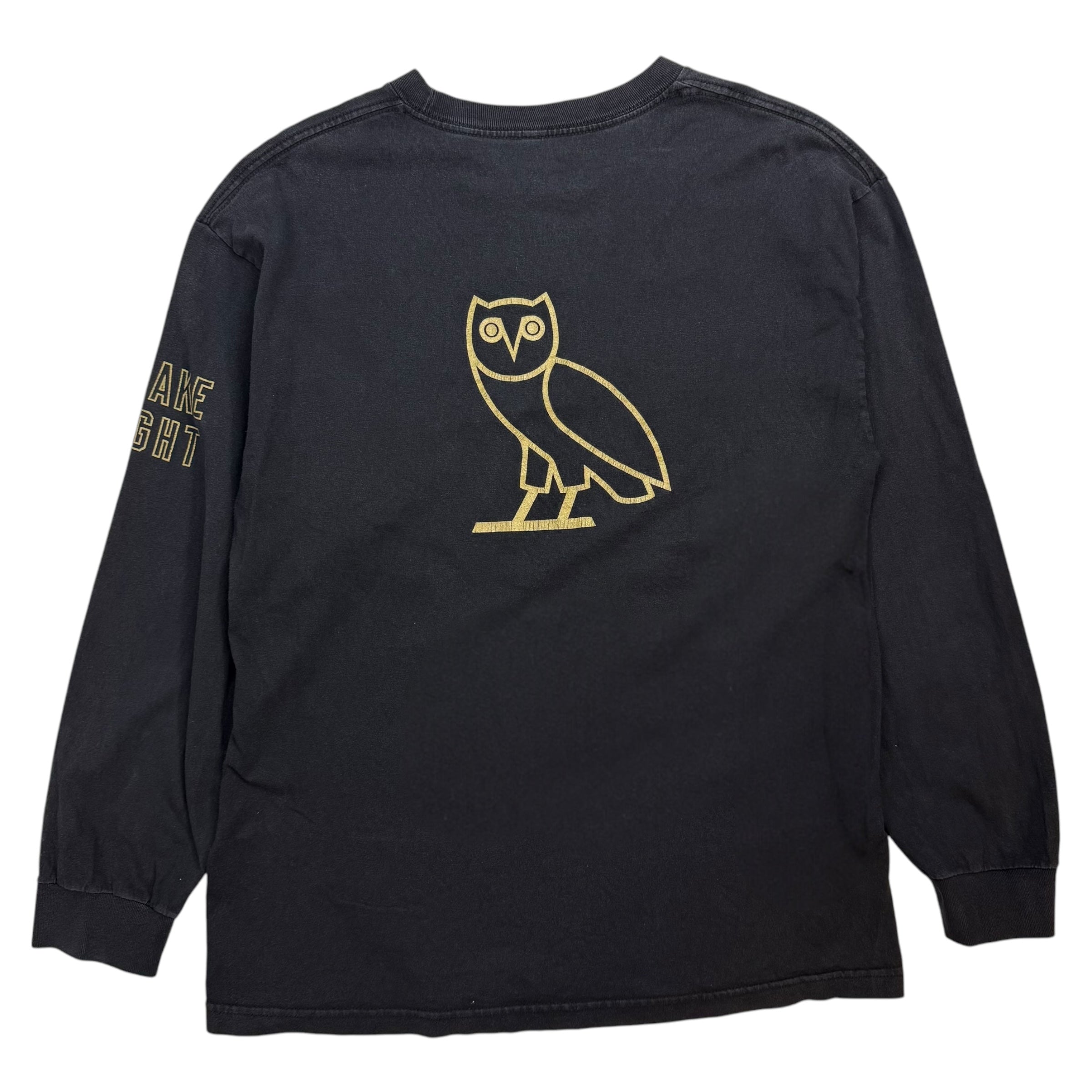 Octobers Very Own x Toronto Raptors Drake Night L/S Tee Black