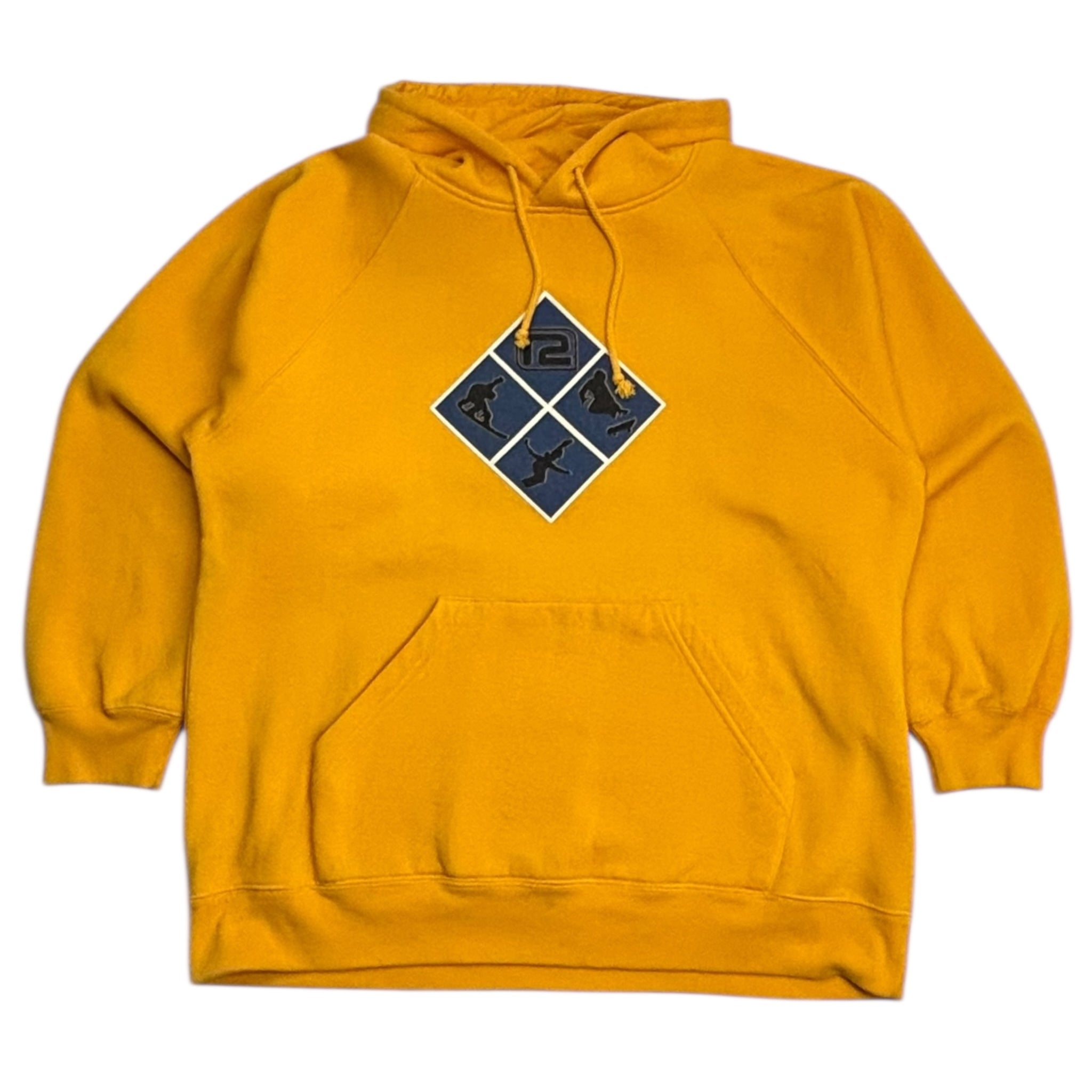 Vintage Y2K Randy River Hardcore Hoodie Yelloe