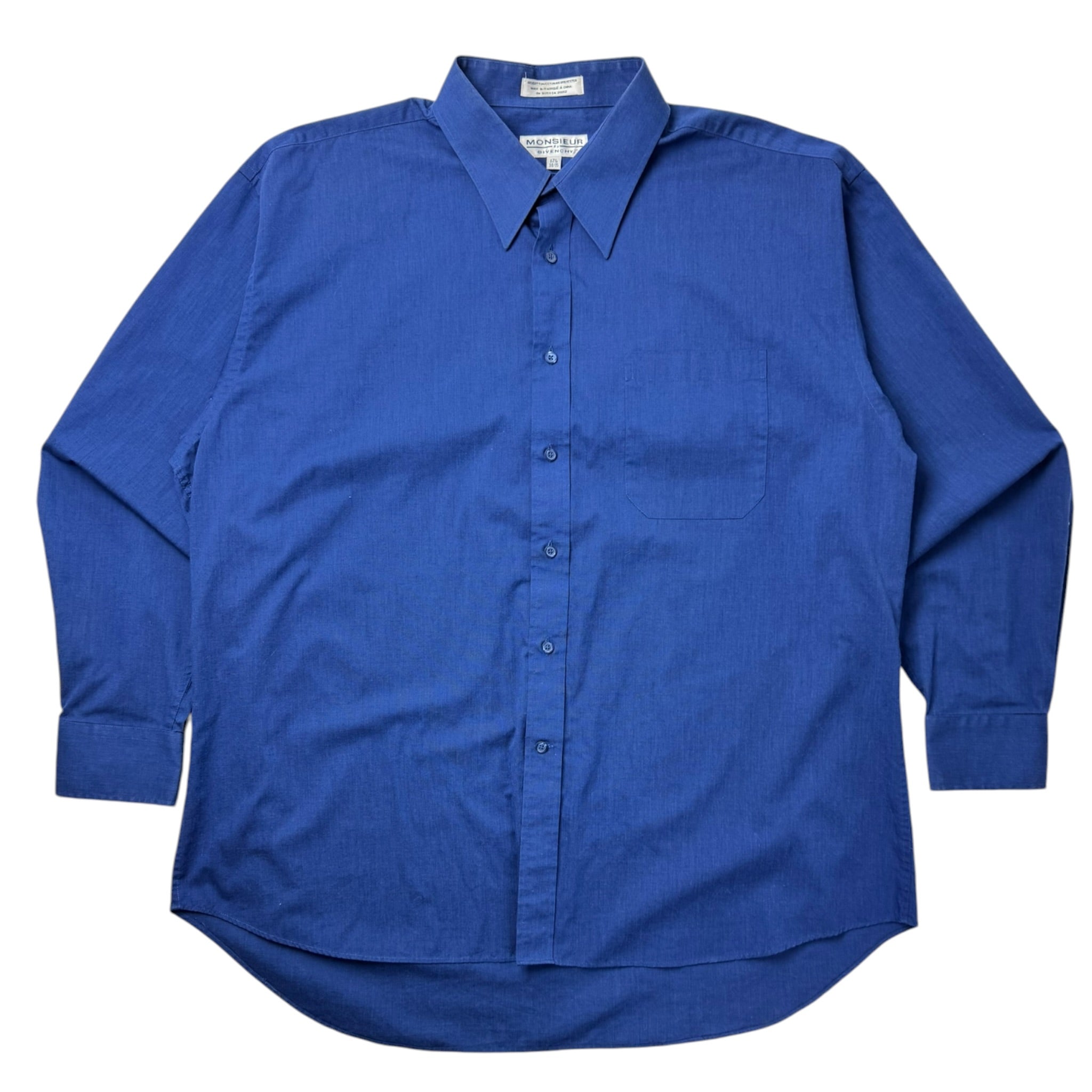 Vintage Givenchy Button Up Deep Blue
