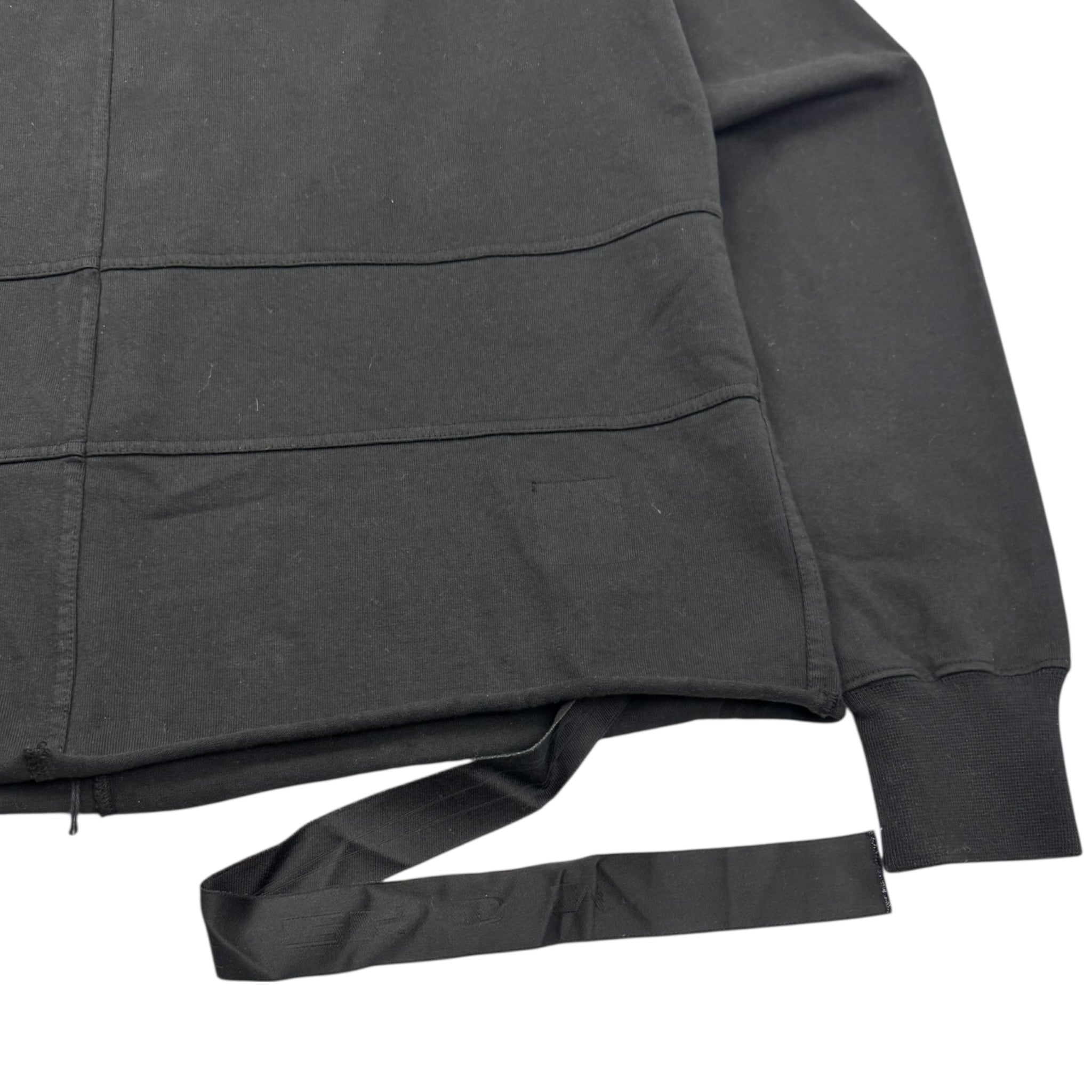 Rick Owens Grid Crew Sweatshirt Black