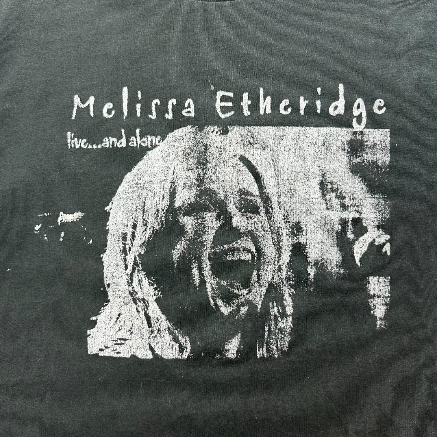 2001 Melissa Etheridge ‘Live… And Alone’ Tee Black