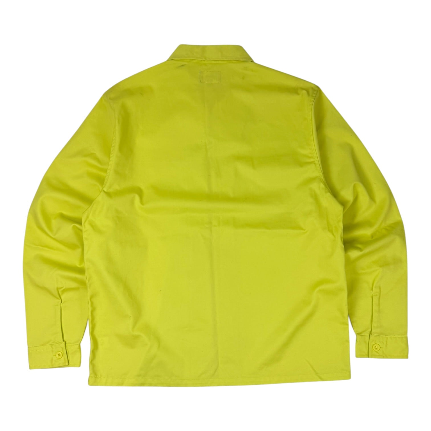 Stussy Canvas Work Zip Up Jacket Neon