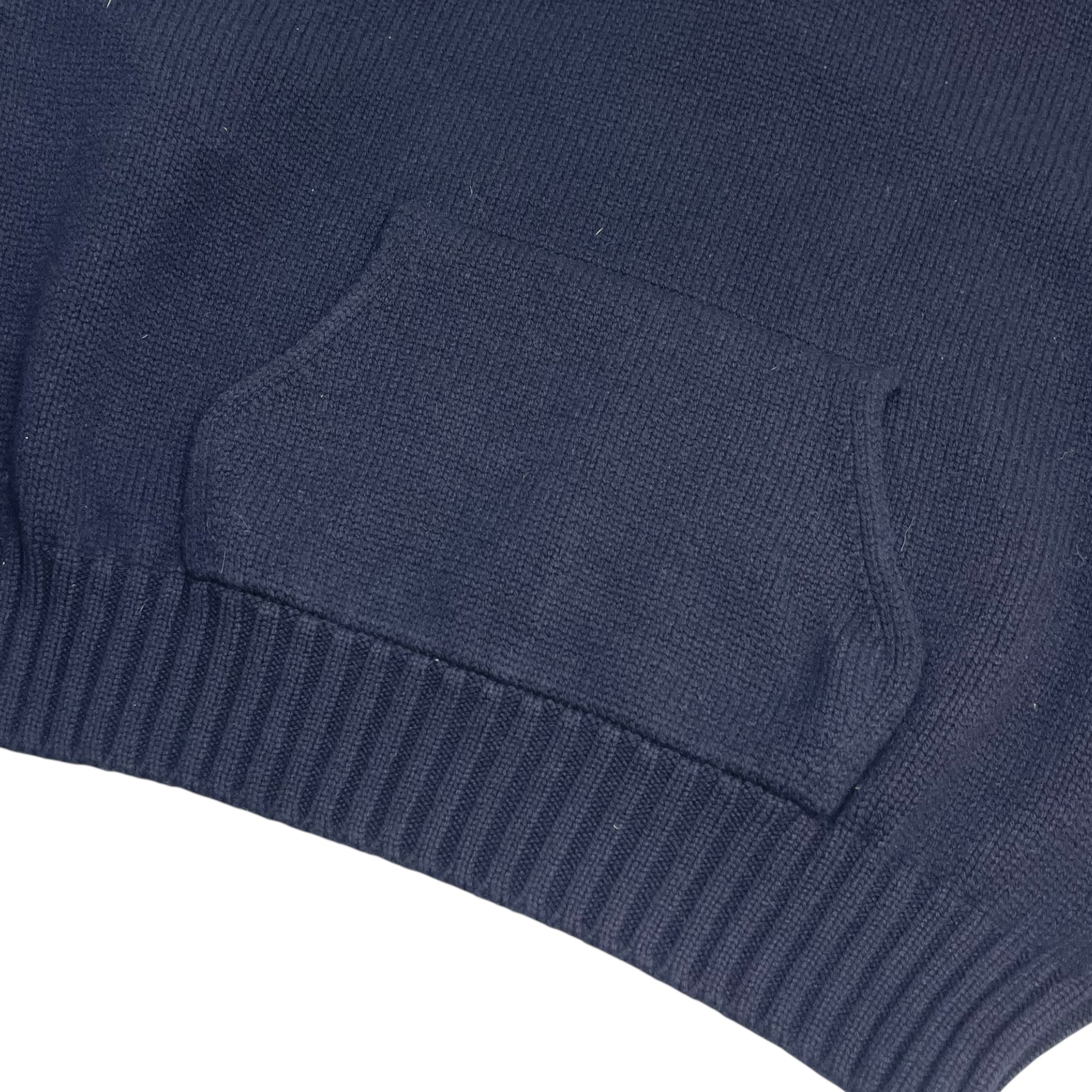 Fear of God Seventh Collection Knit Hoodie Navy