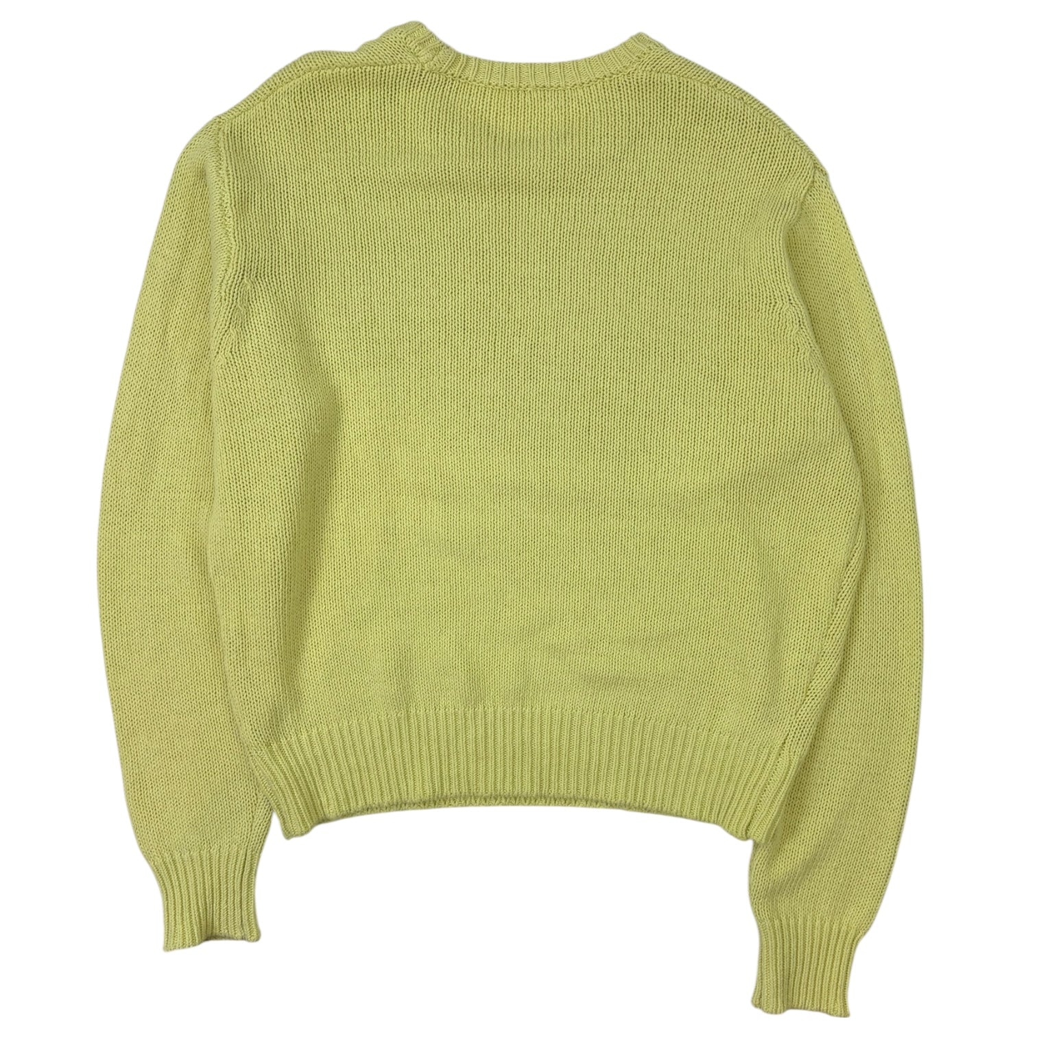 Stussy Surf Team Knit Sweater Faded Lime