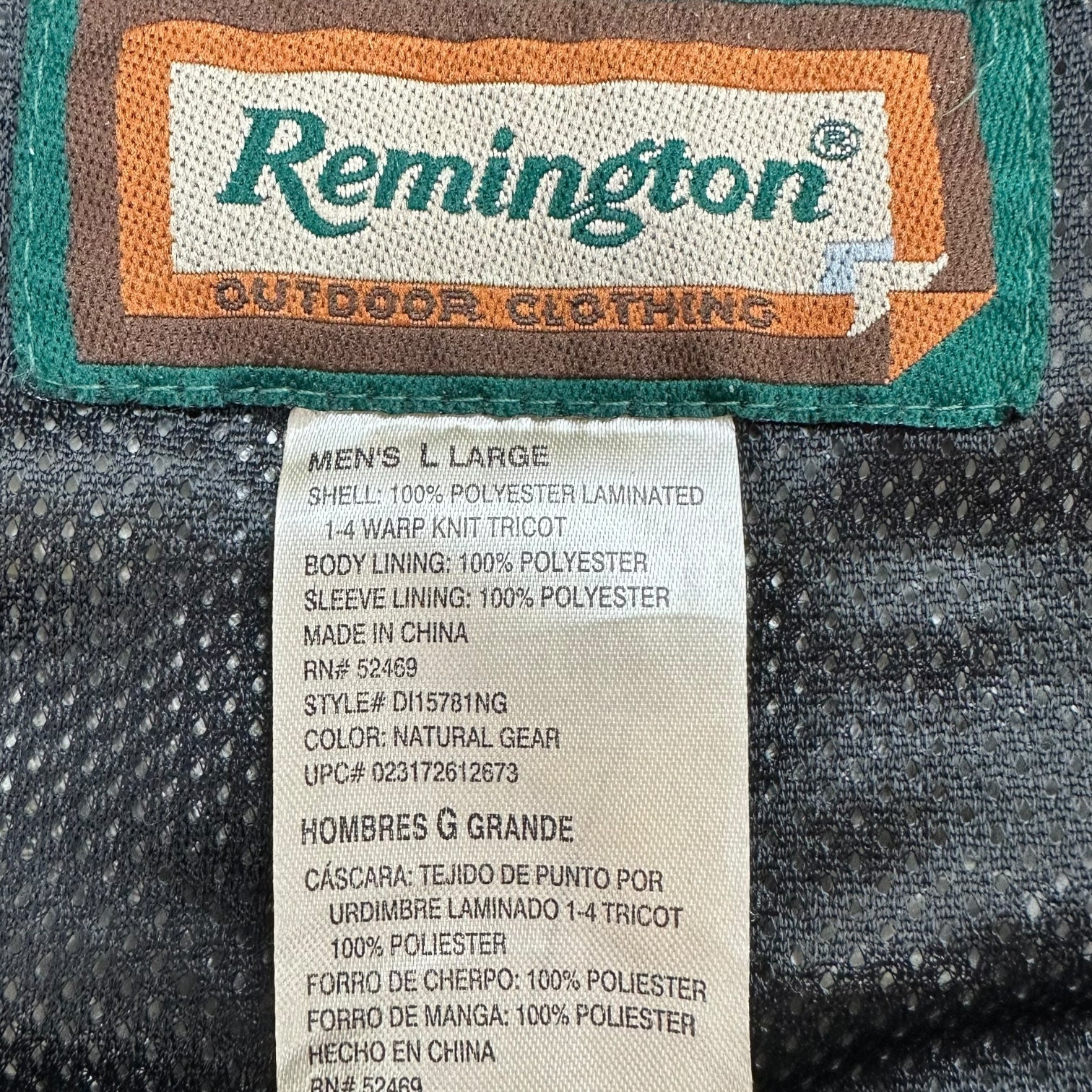 Vintage Remington All Weather Camo Jacket