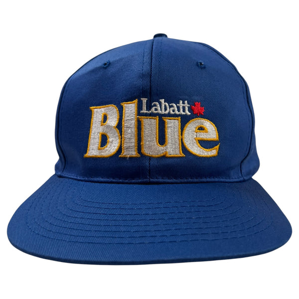 Vintage Labatt Blue Beer Baseball Cap Blue