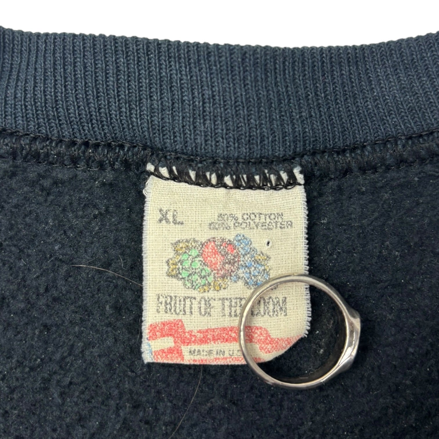 Vintage Oregon State University Crewneck Navy